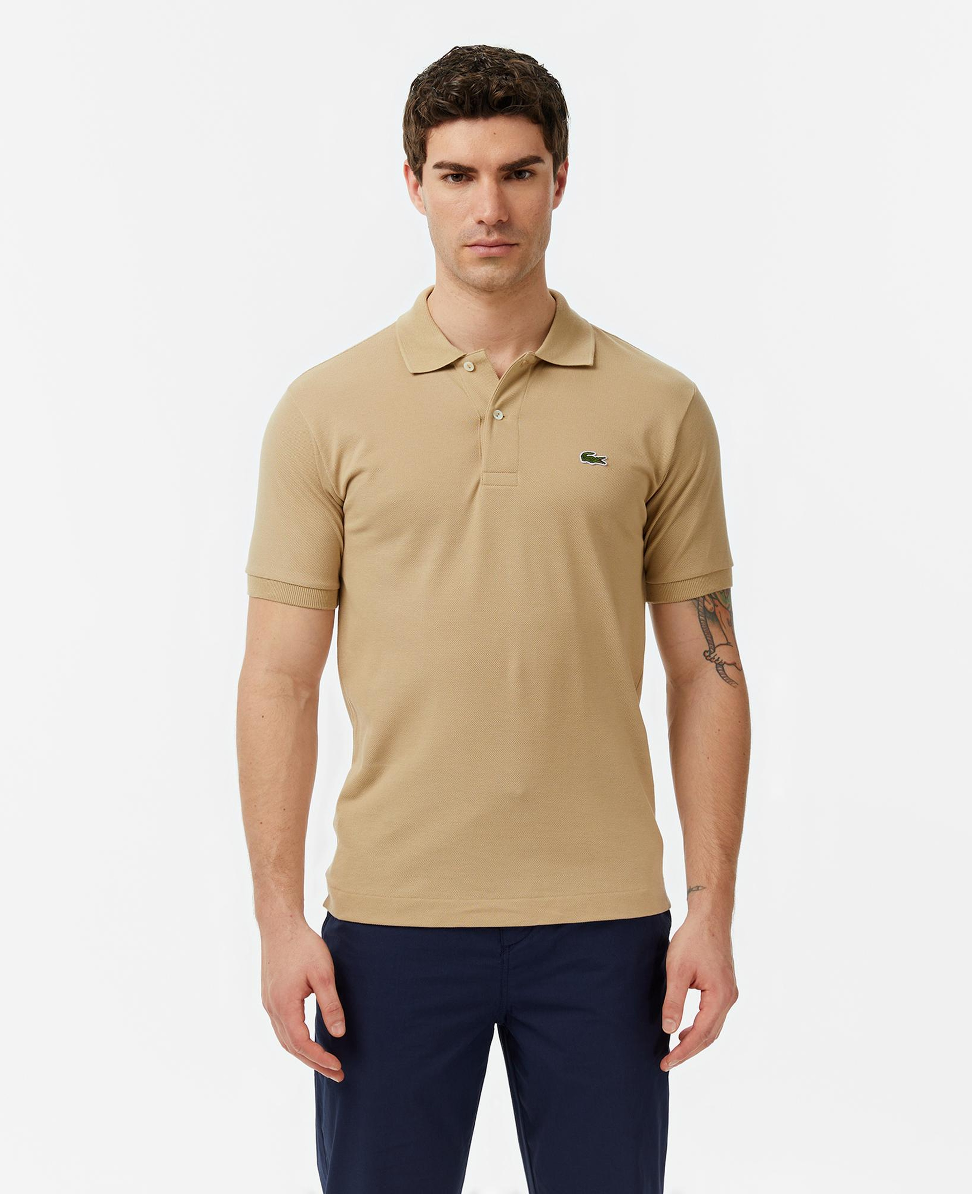 Lacoste L.12.12 Erkek Classic Fit Kahverengi Polo