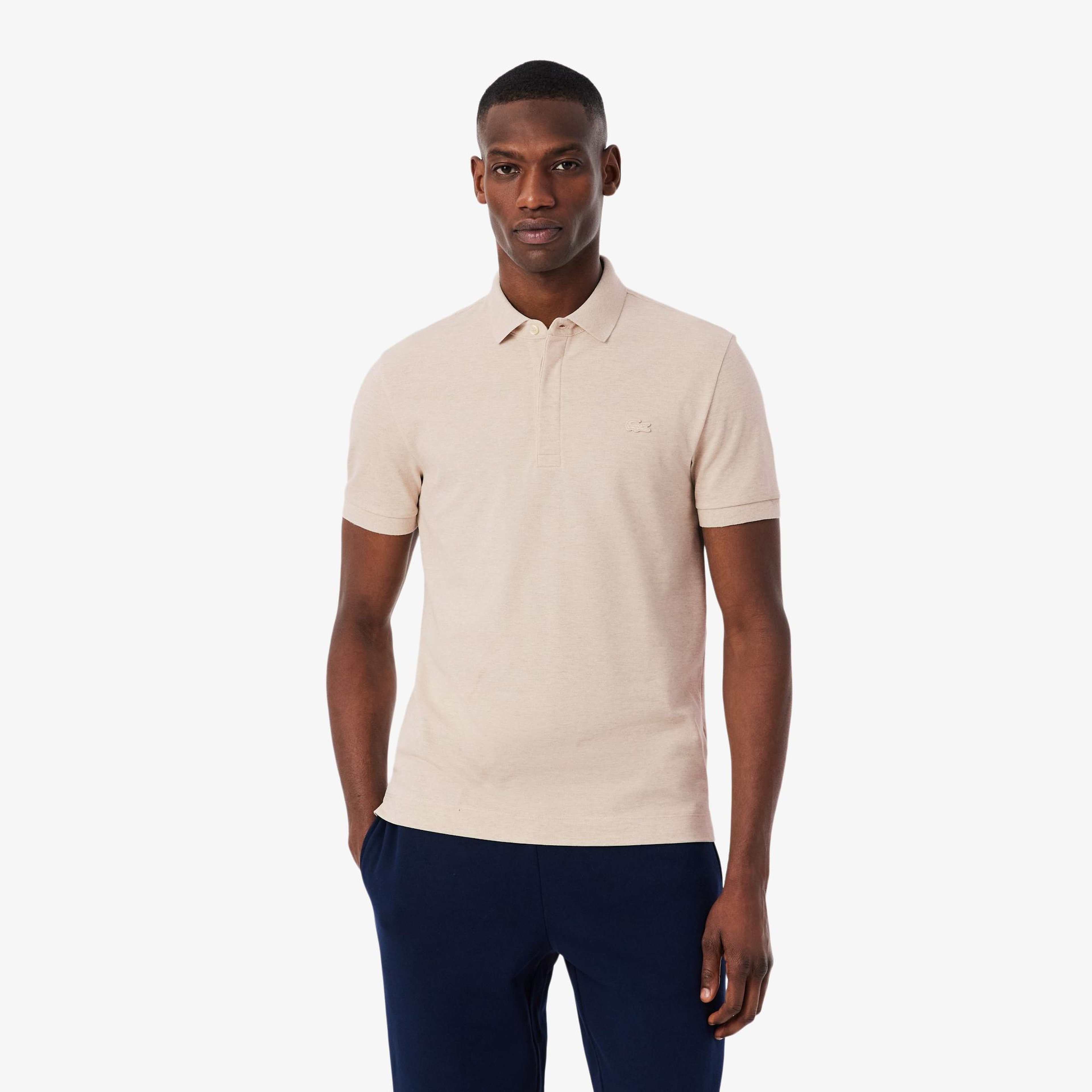 Lacoste Paris Erkek Regular Fit Bej Polo