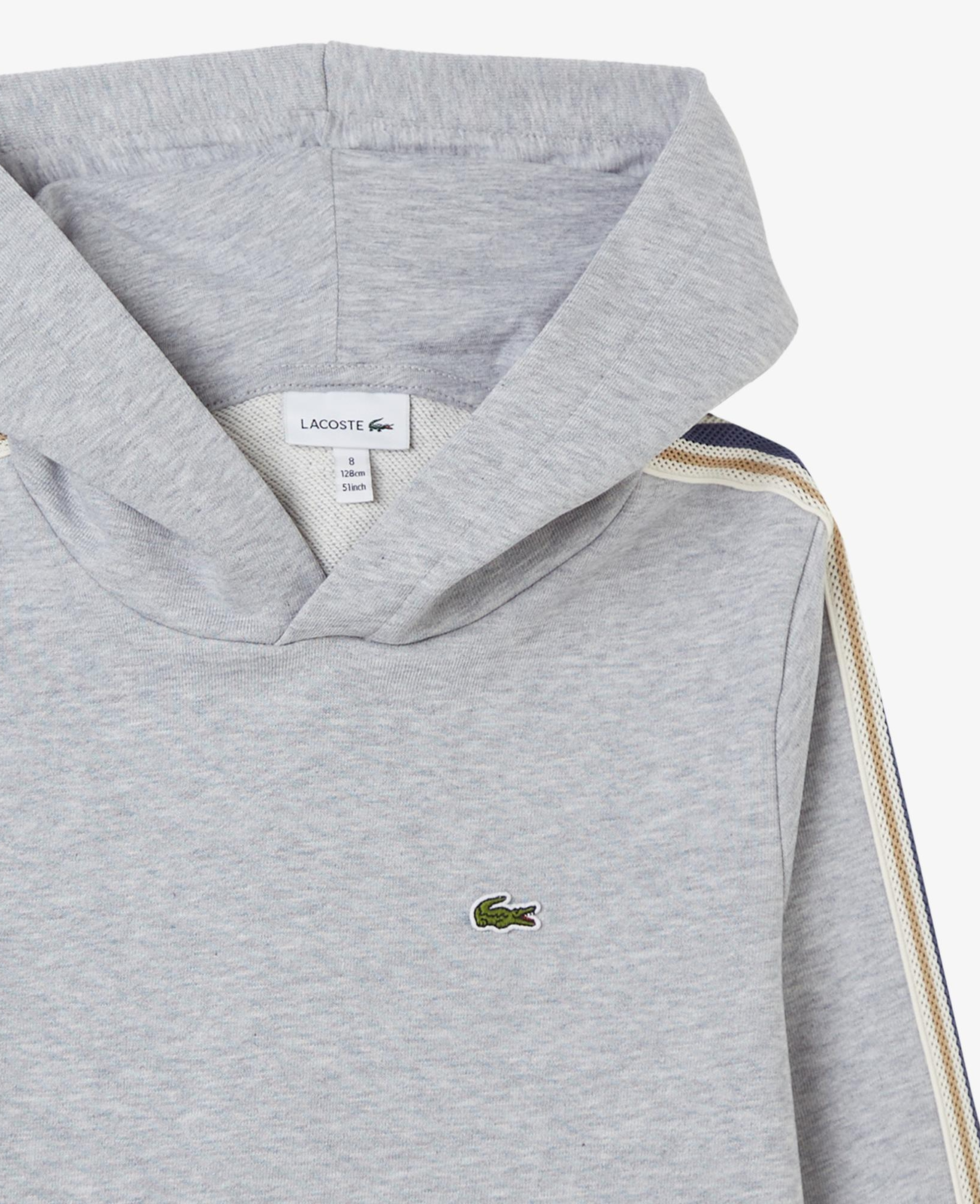 Lacoste Çocuk Bisiklet Yaka Gri Sweatshirt