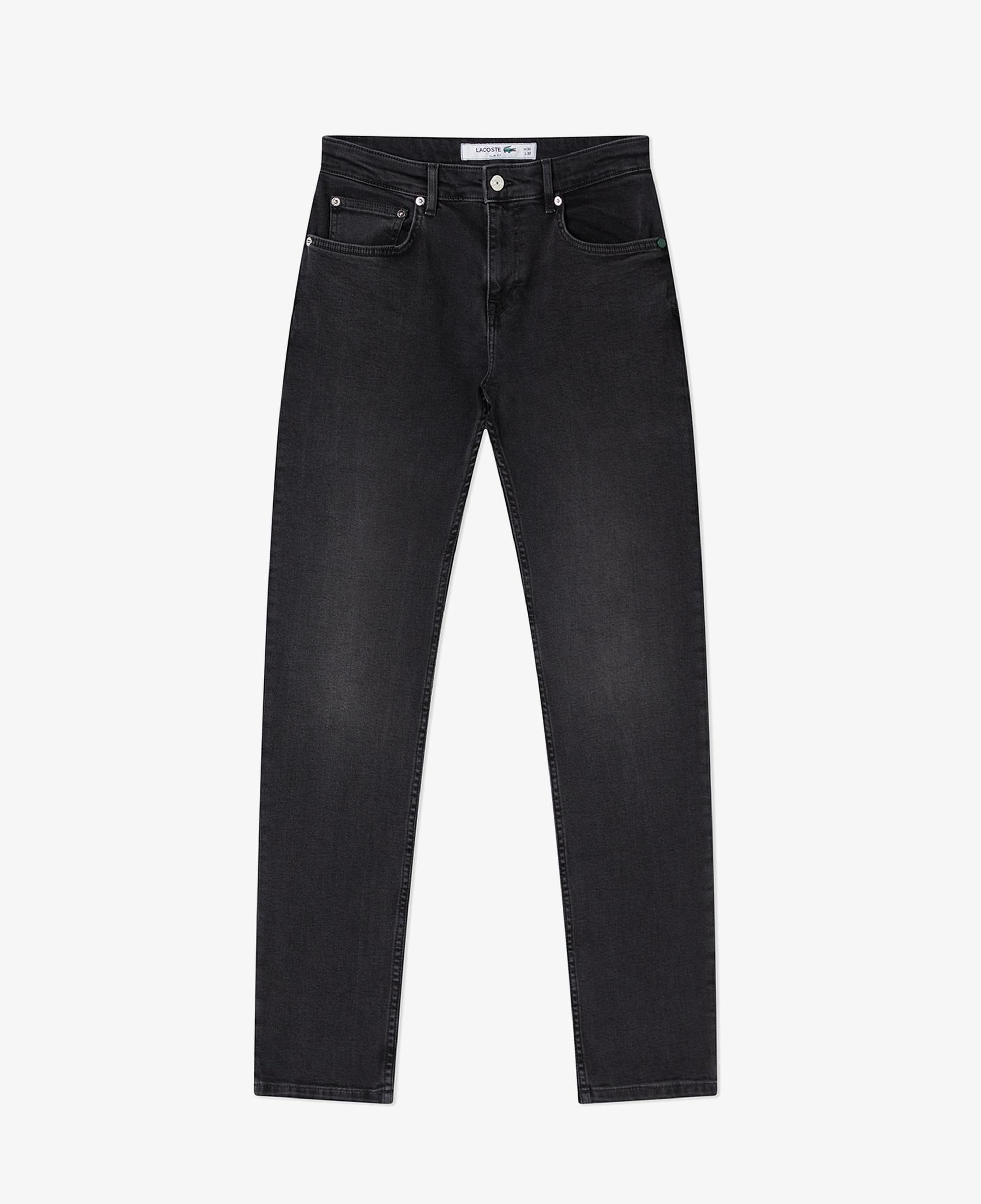Erkek Slim Fit Gri Jean Pantolon