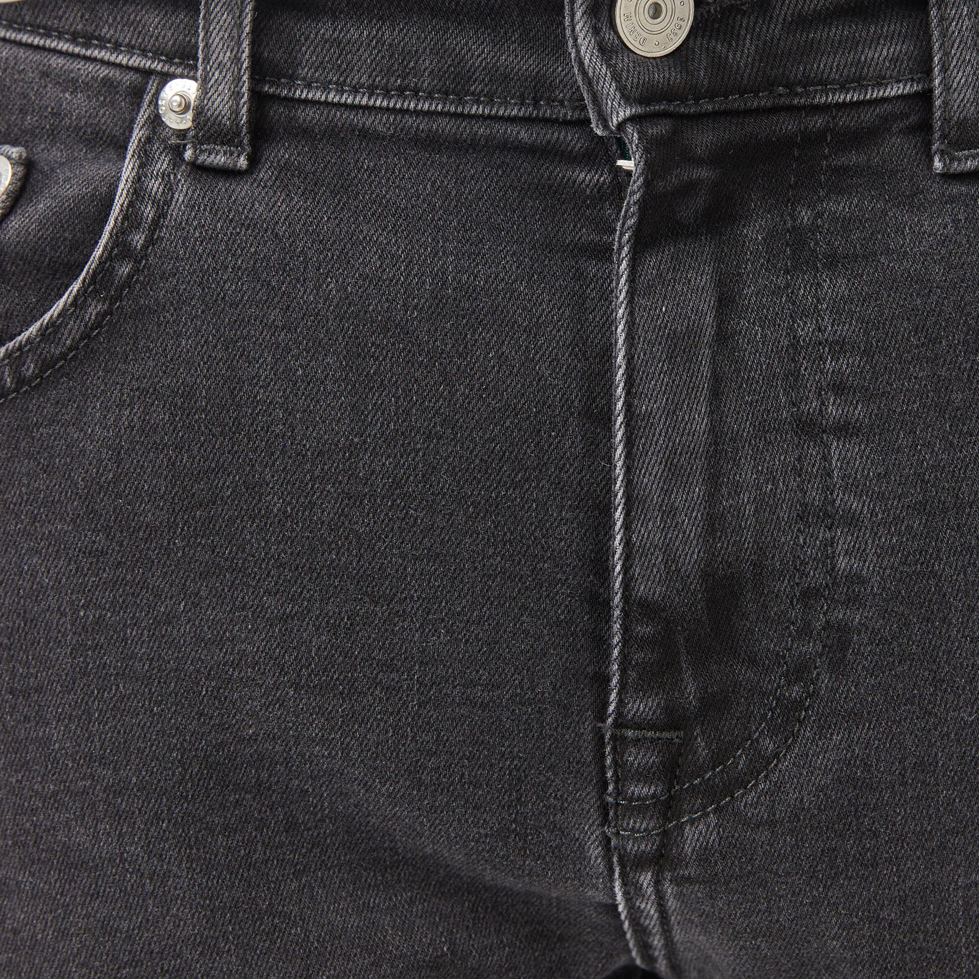 Lacoste Erkek Slim Fit Denim Gri Jean Pantolon