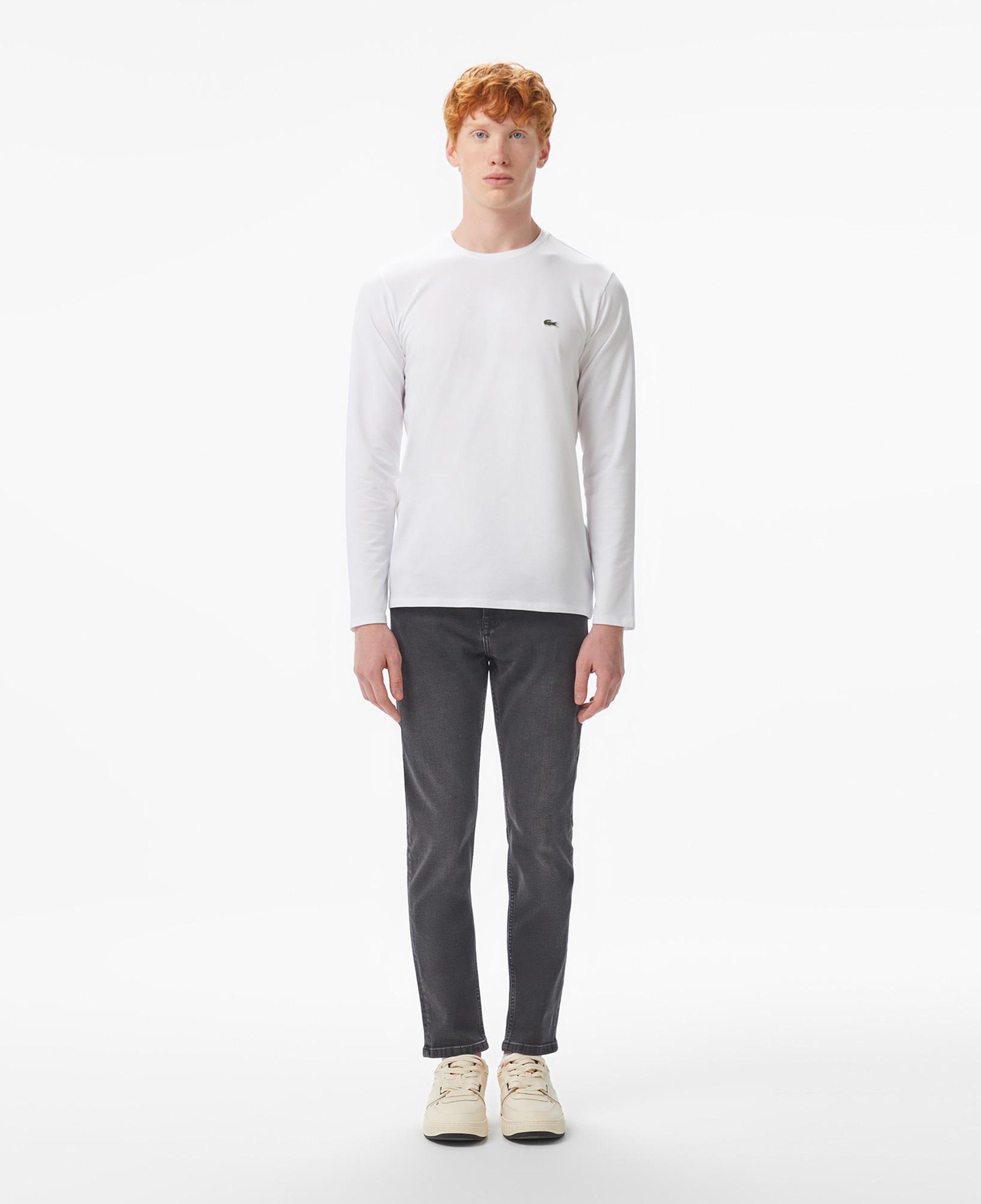 Erkek Slim Fit Gri Jean Pantolon