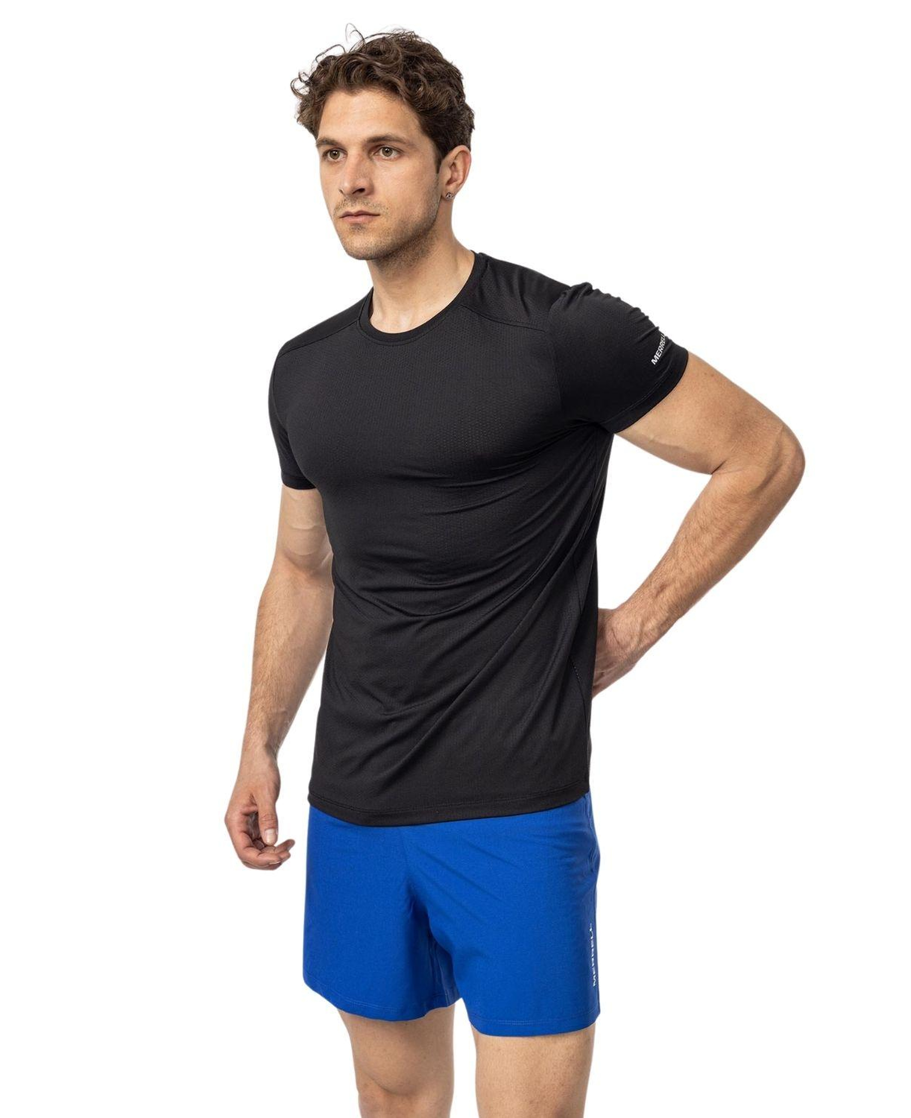 Merrell Tean Erkek Siyah Koşu Tişört