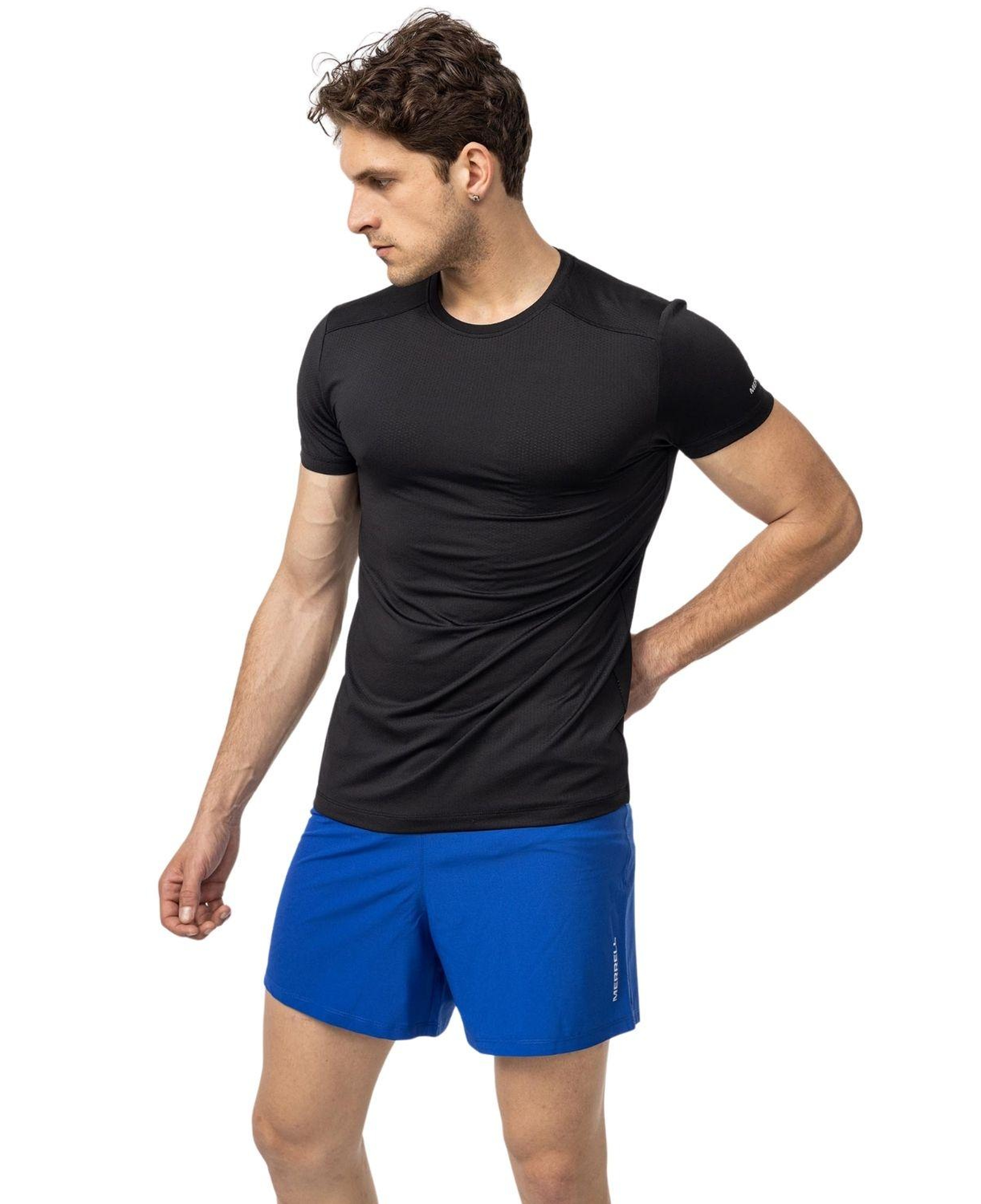 Merrell Tean Erkek Siyah Koşu Tişört