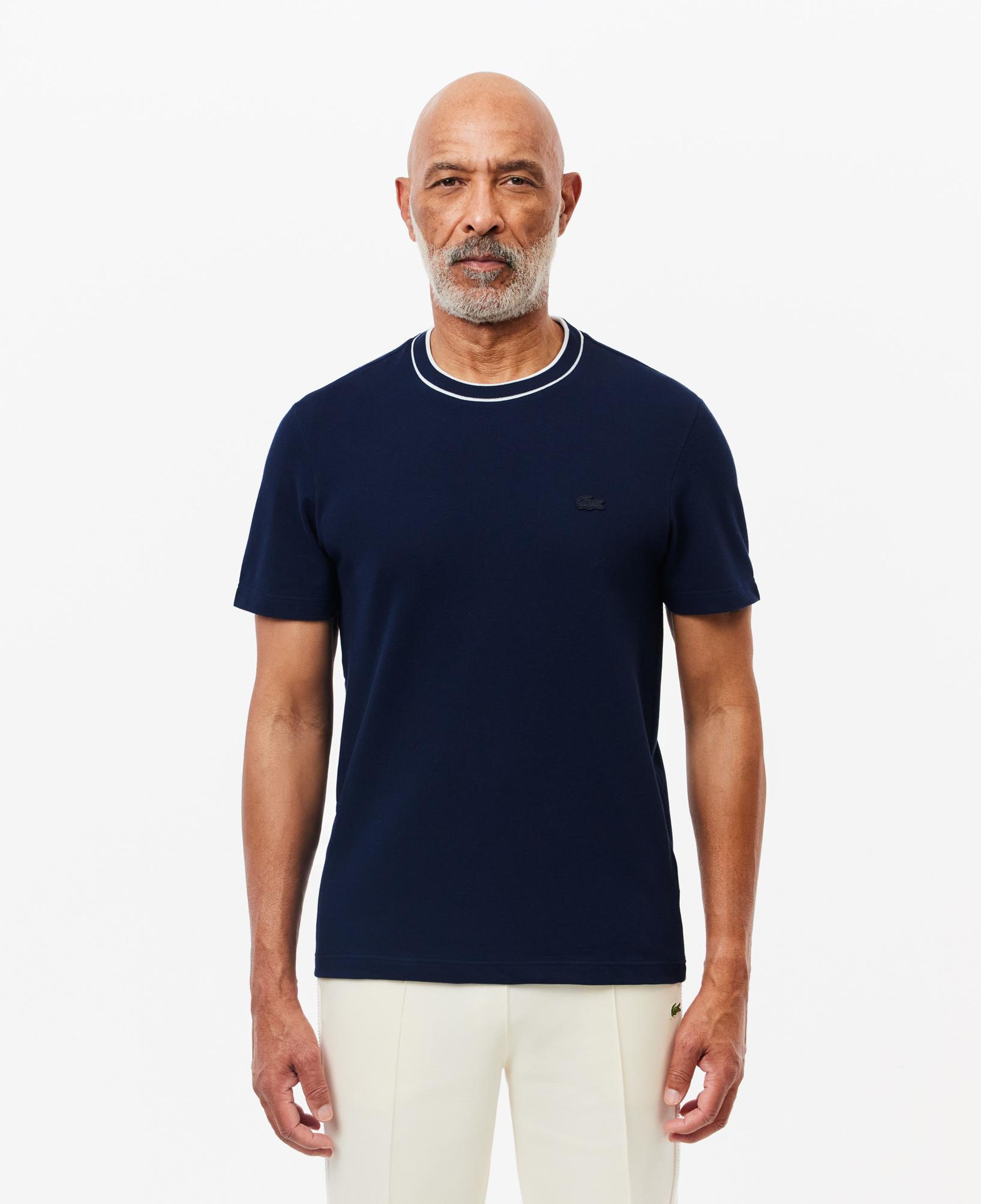 Lacoste Erkek Regular Fit Bisiklet Yaka Lacivert T-Shirt