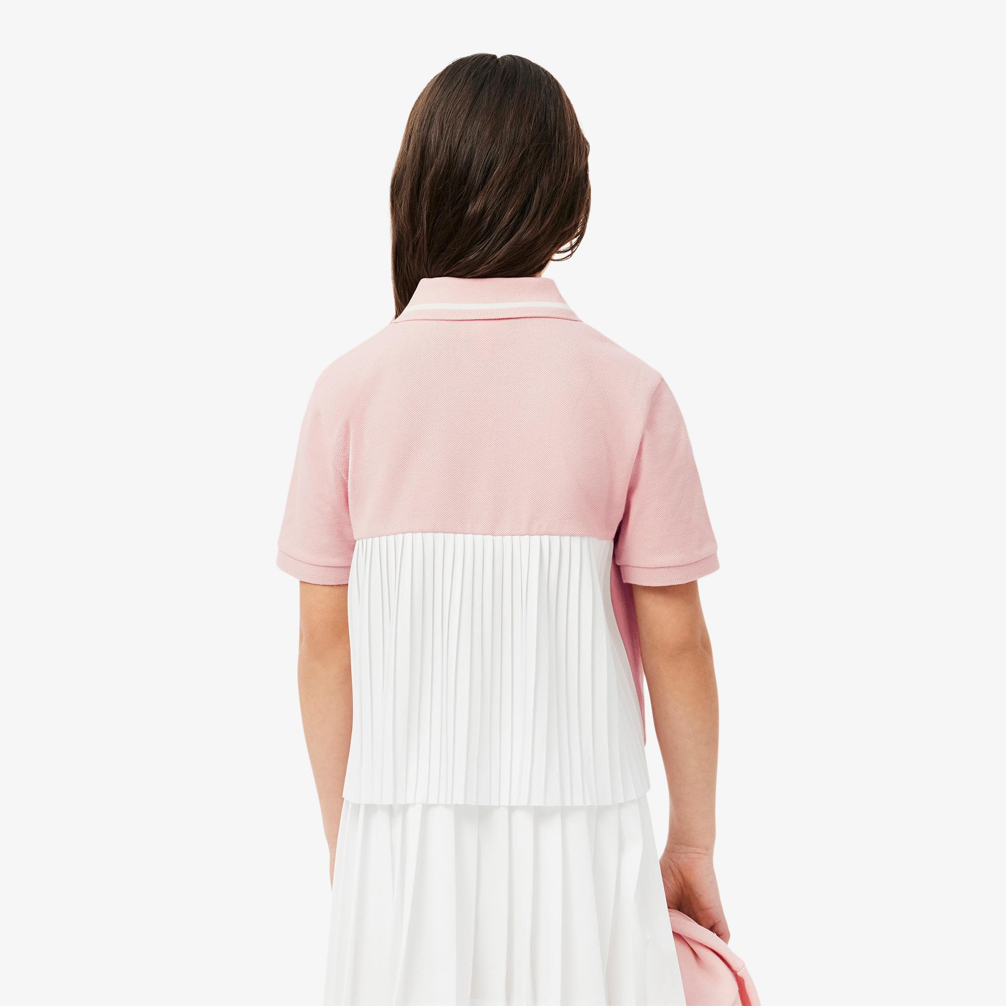 Lacoste Kız Çocuk Pembe Polo