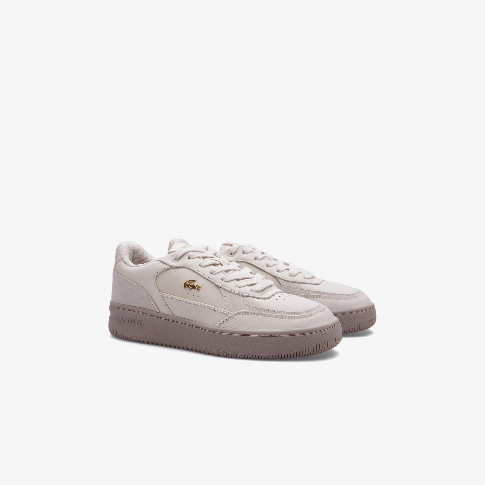 Lacoste L001 Ace Kadın Krem Sneaker