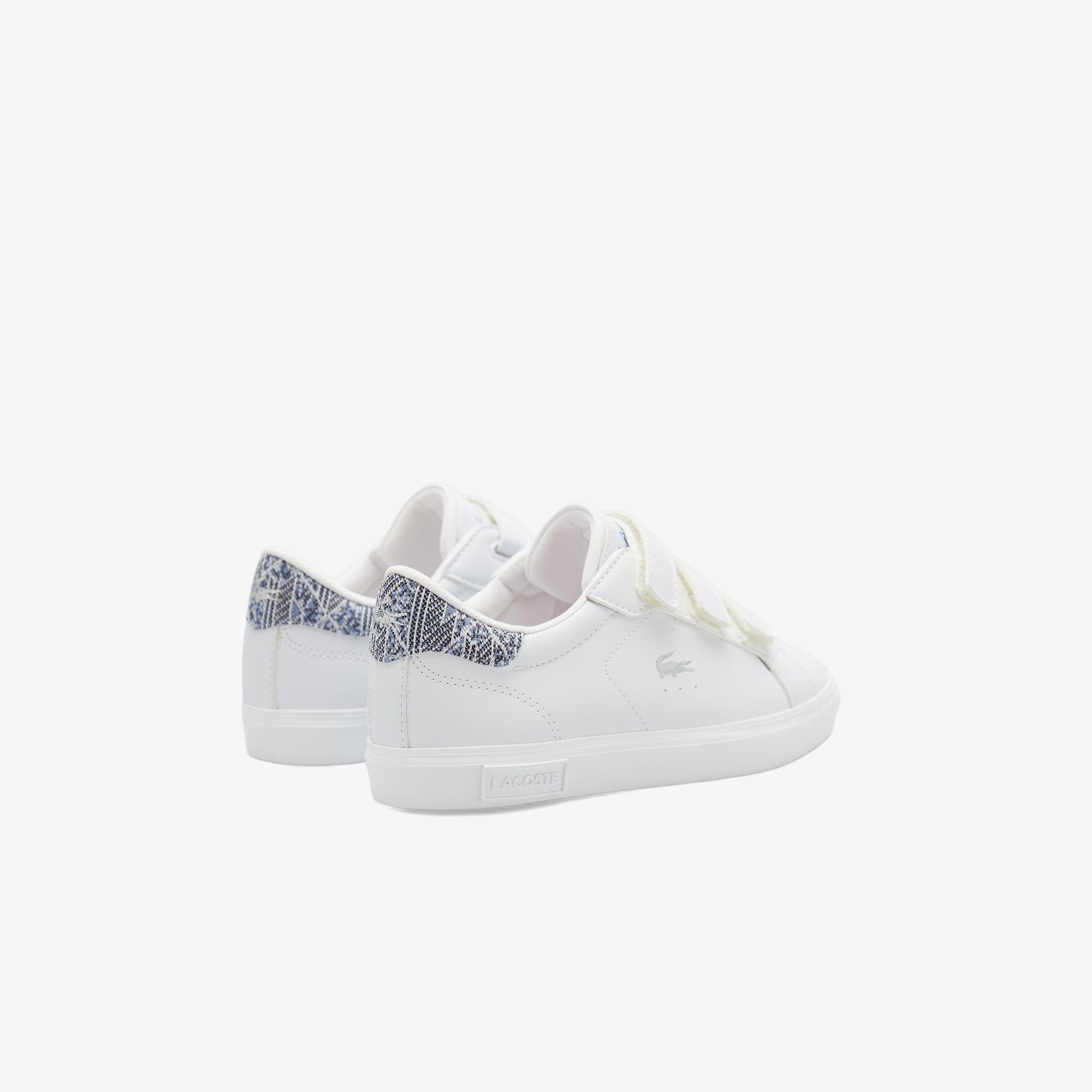 Lacoste Powercourt Çocuk Beyaz Sneaker