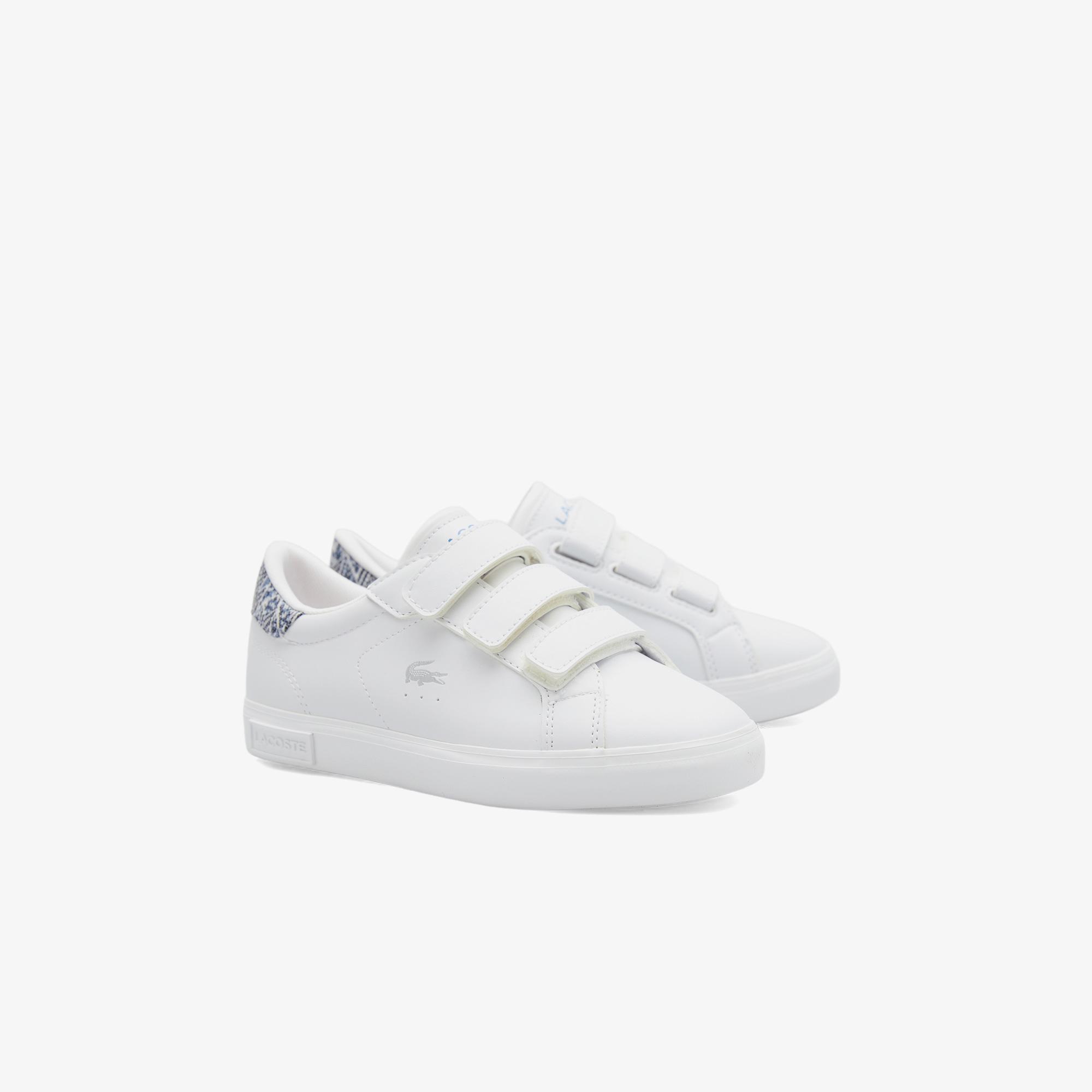 Lacoste Powercourt Çocuk Beyaz Sneaker