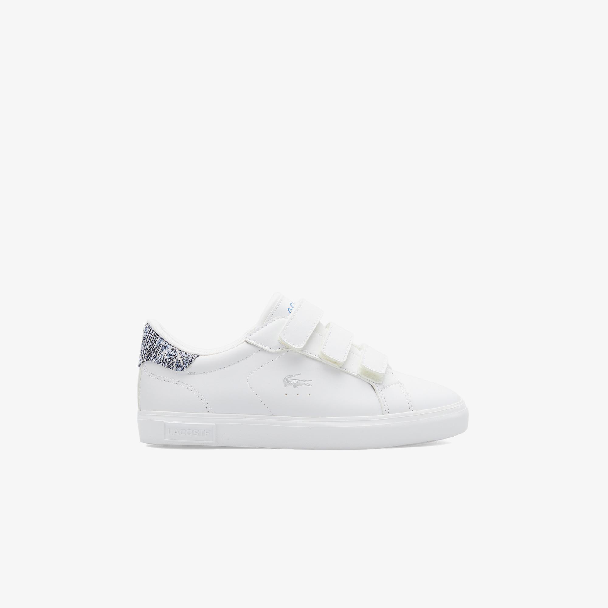 Lacoste Powercourt Çocuk Beyaz Sneaker