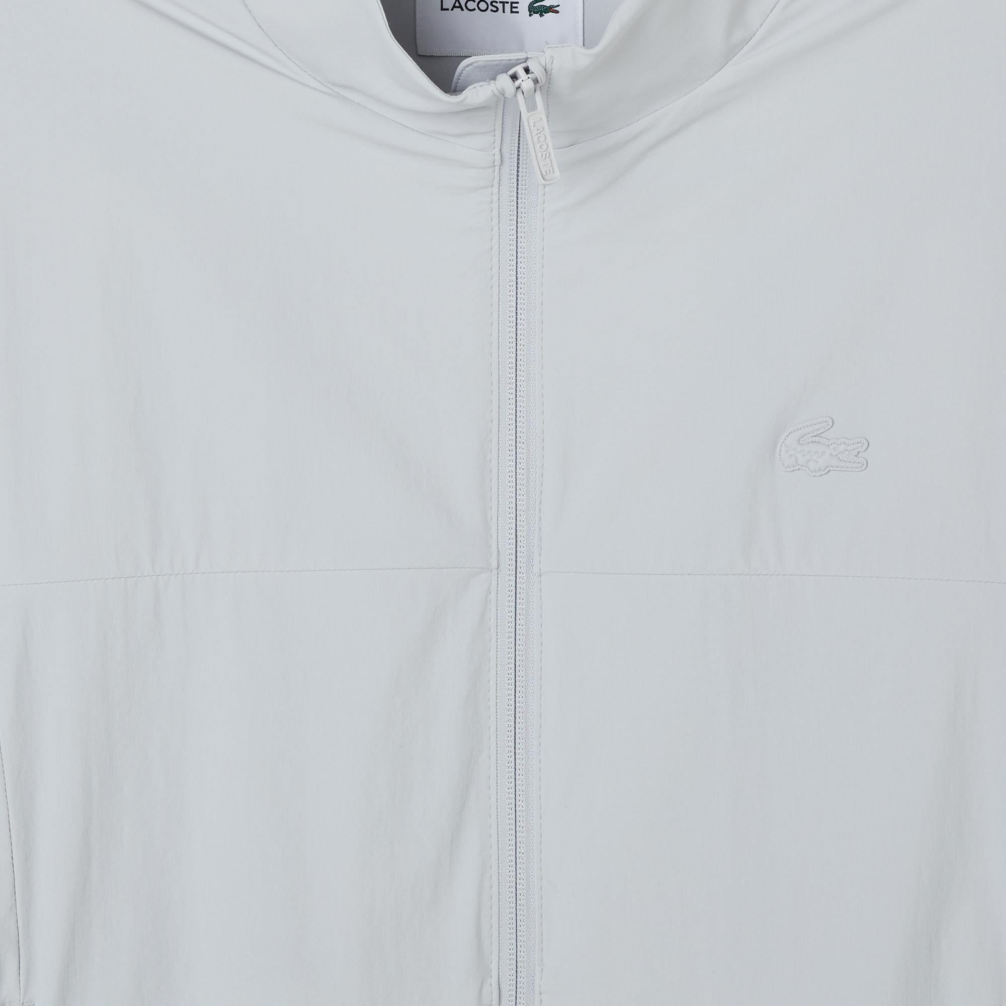 Lacoste Erkek Regular Fit Dik Yaka Gri Mont