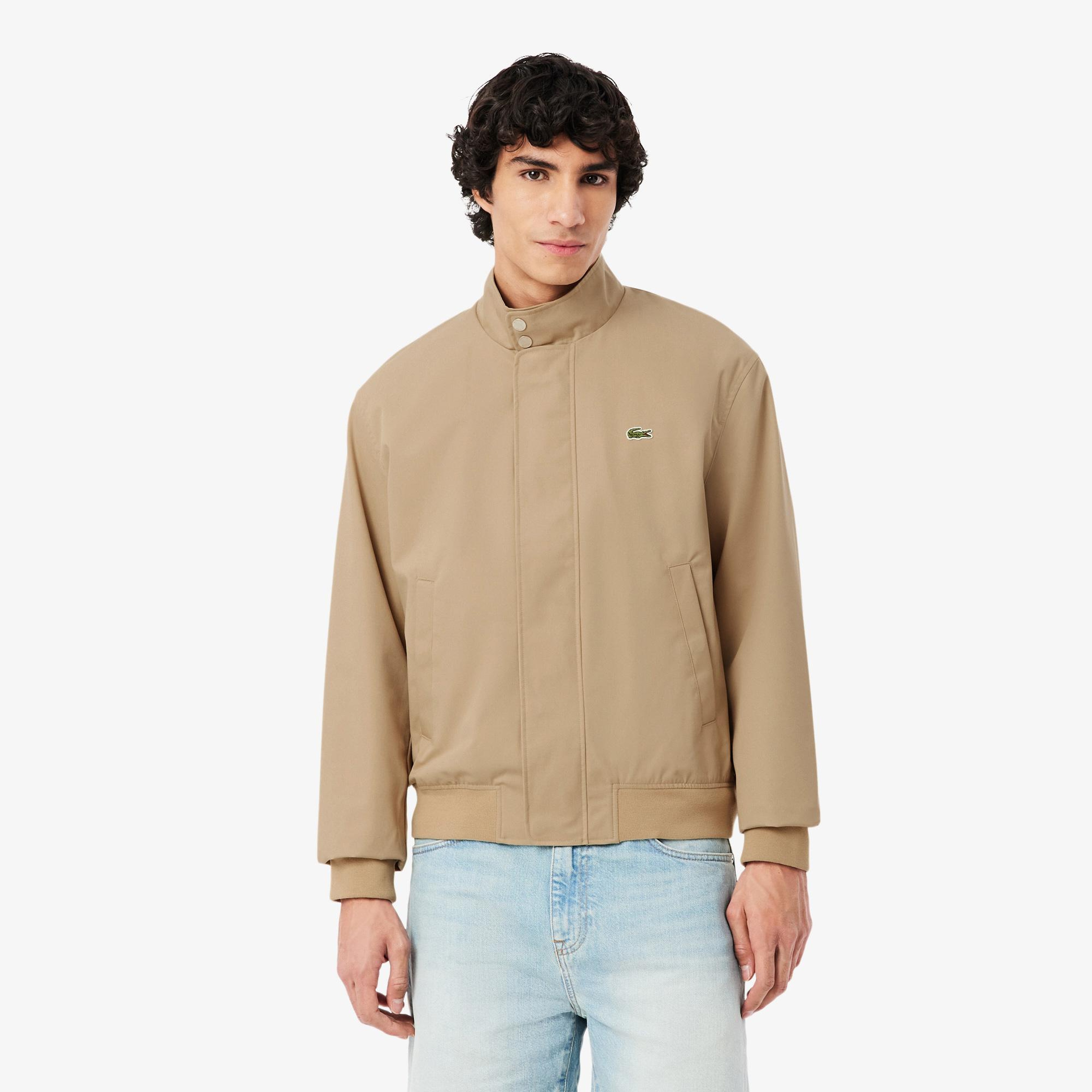 Lacoste Erkek Dik Yaka Bej Ceket