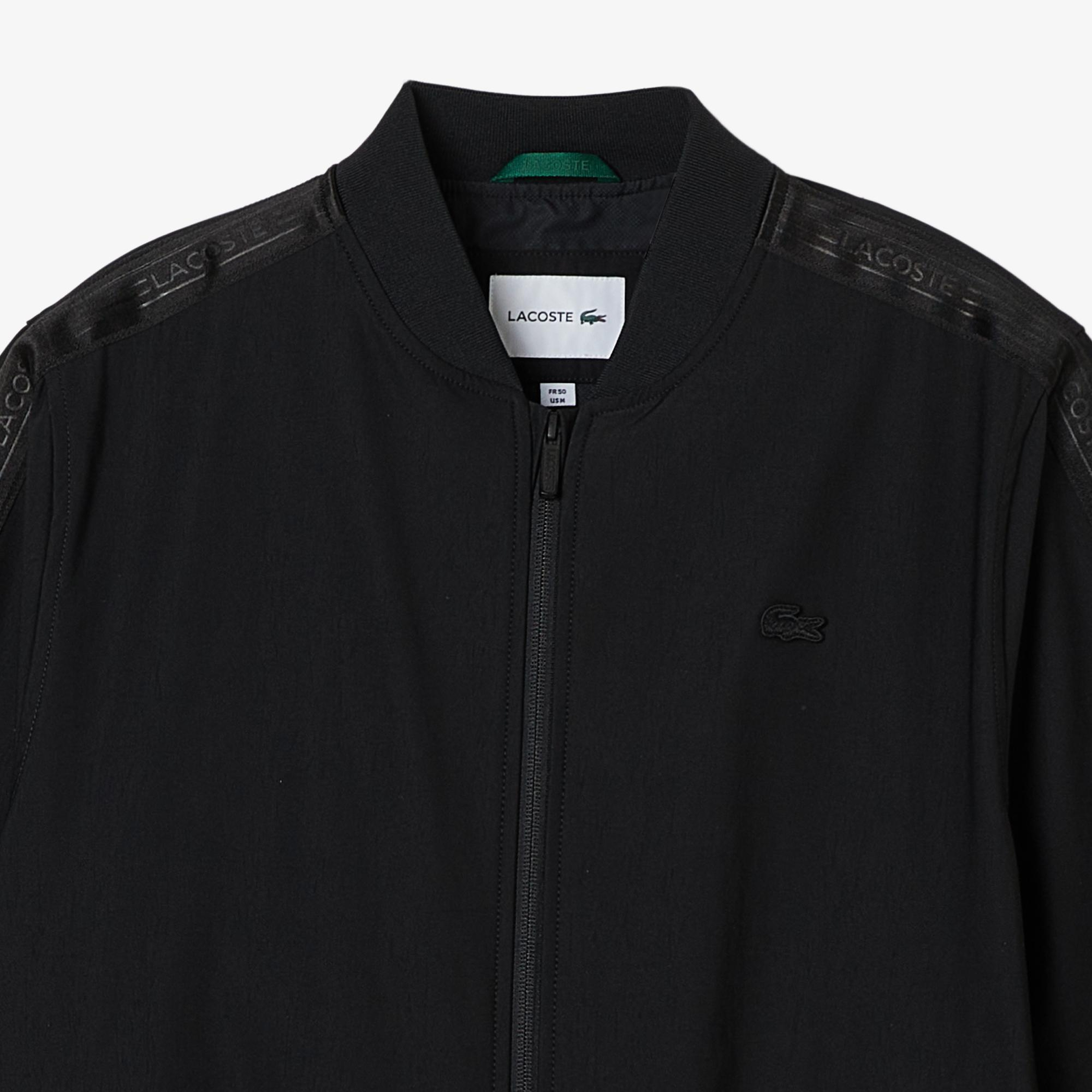 Lacoste Erkek Relaxed Fit Siyah Mont