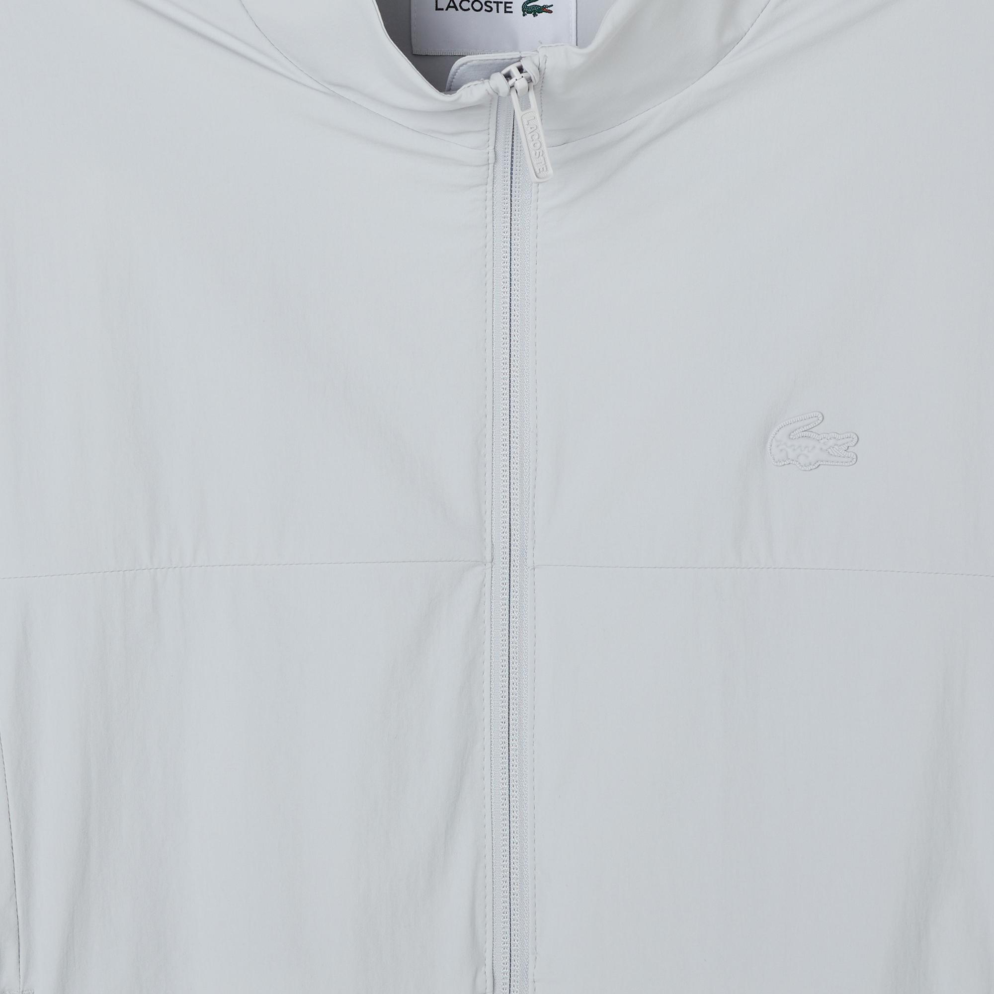 Lacoste Erkek Regular Fit Dik Yaka Gri Mont
