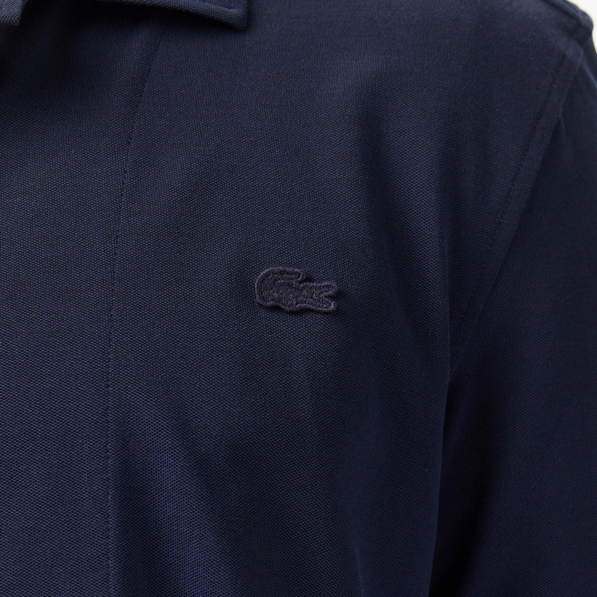 Lacoste Erkek Slim Fit Lacivert Gömlek