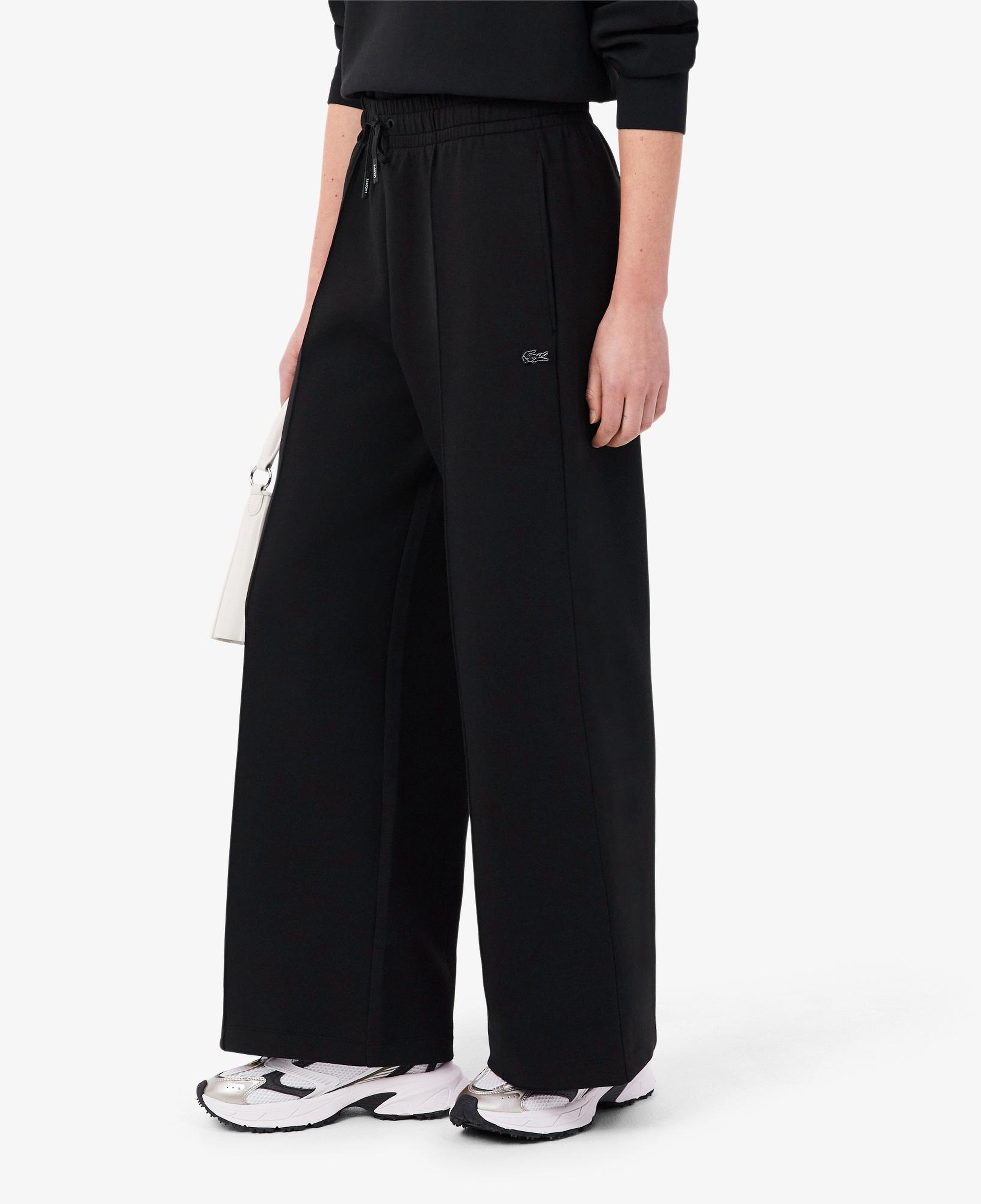 Lacoste Kadın Wide Leg Siyah Eşofman Altı