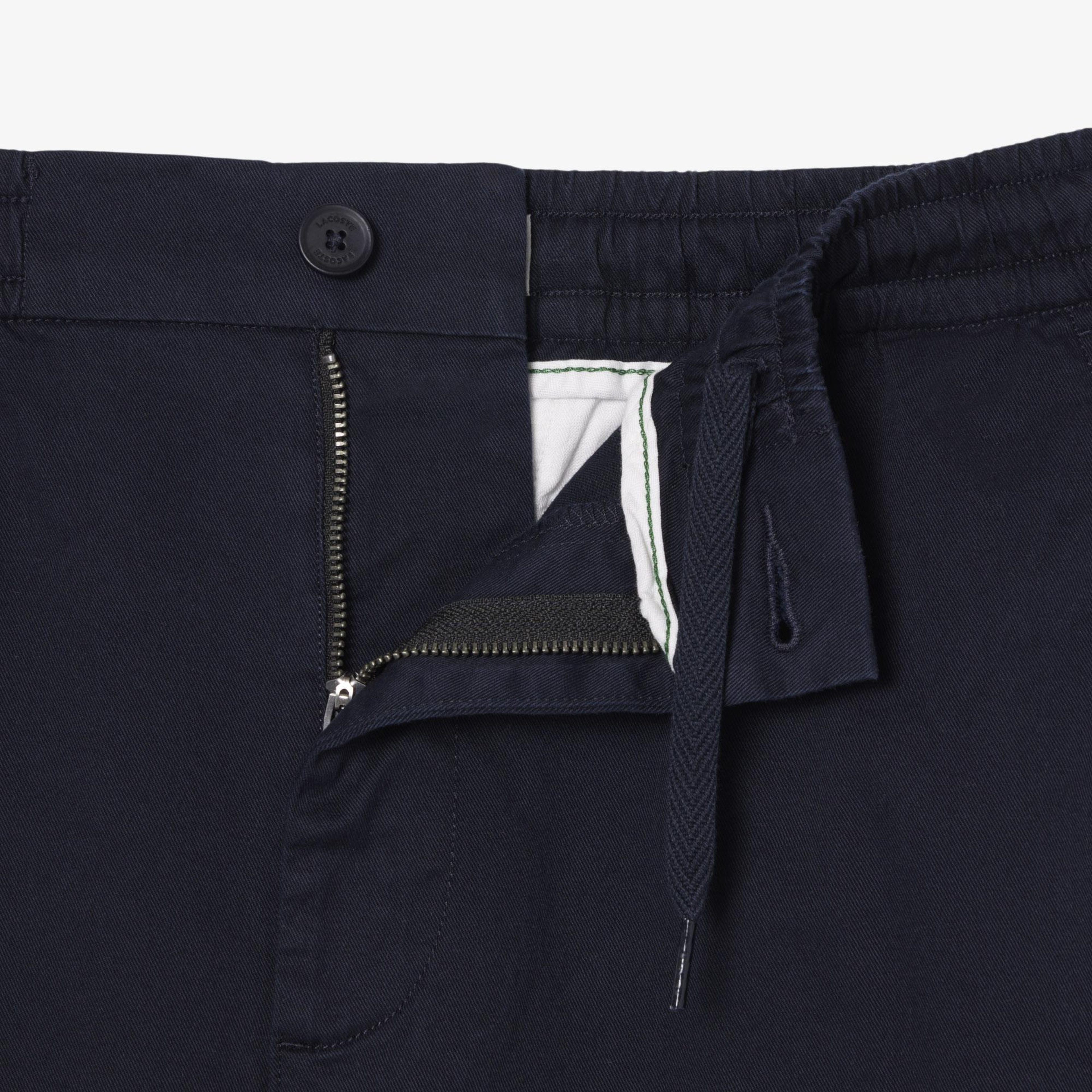 Lacoste Erkek Regular Fit Lacivert Chino Pantolon