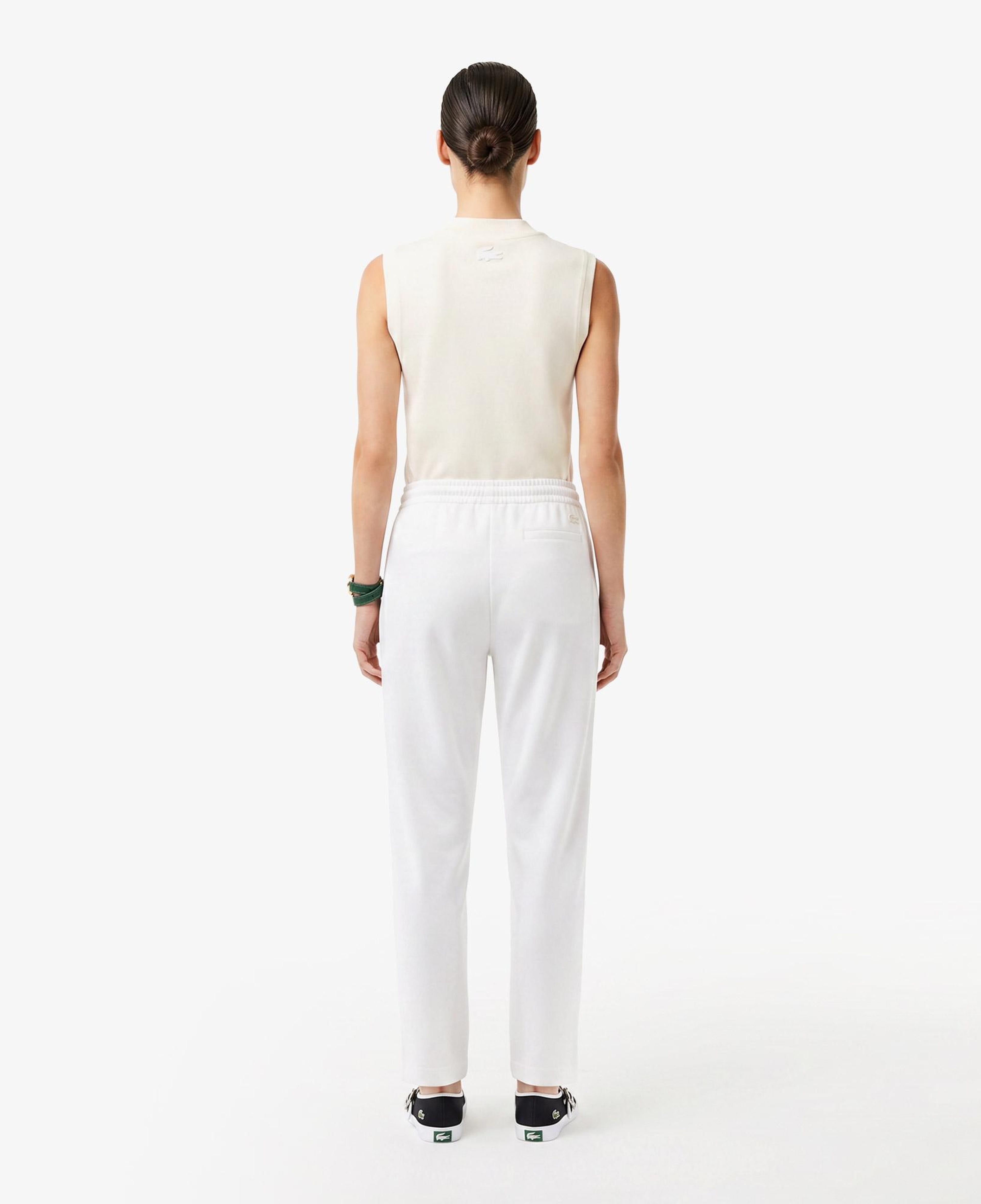 Lacoste Kadın Relaxed Fit Krem Pantolon