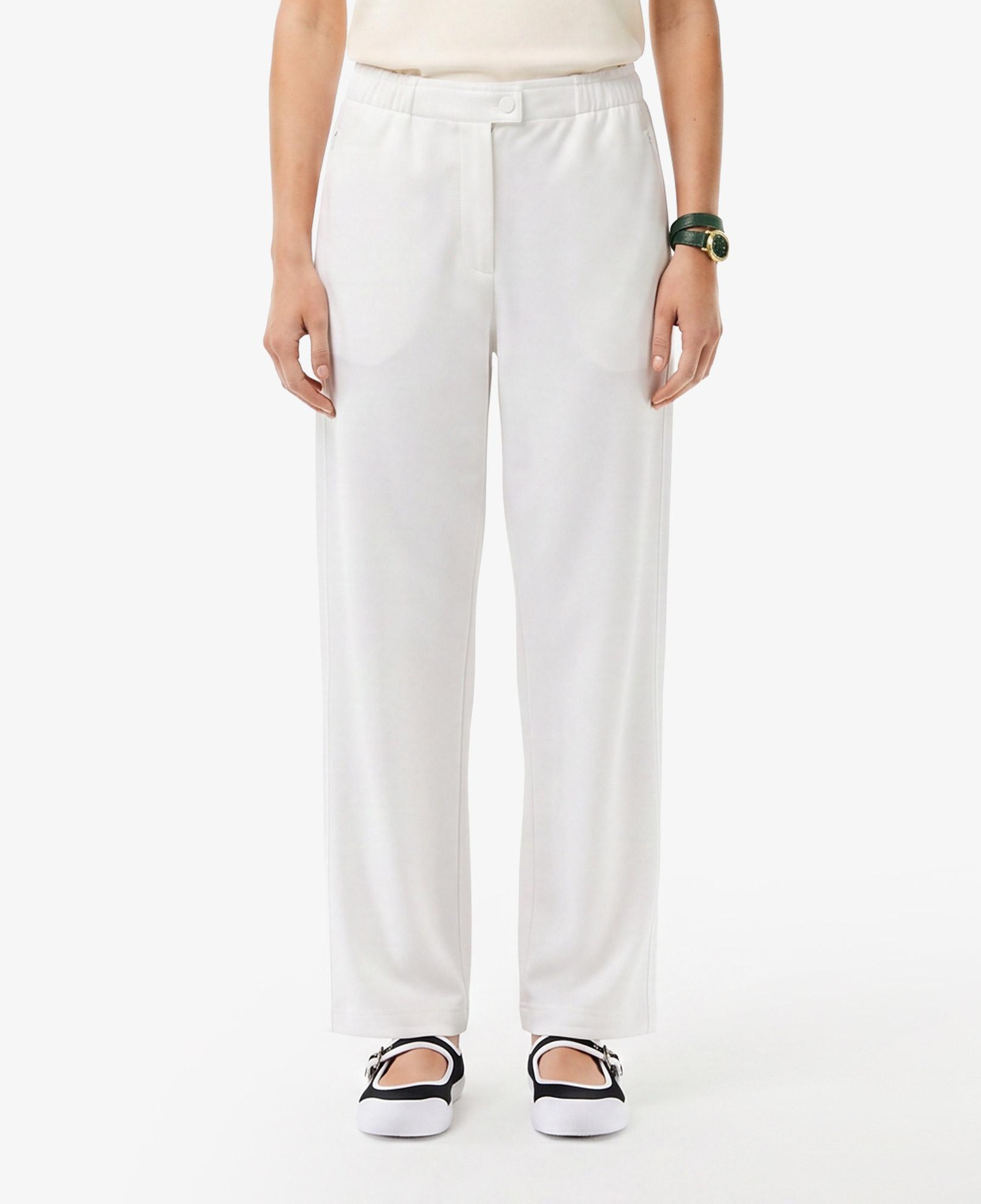 Lacoste Kadın Relaxed Fit Krem Pantolon