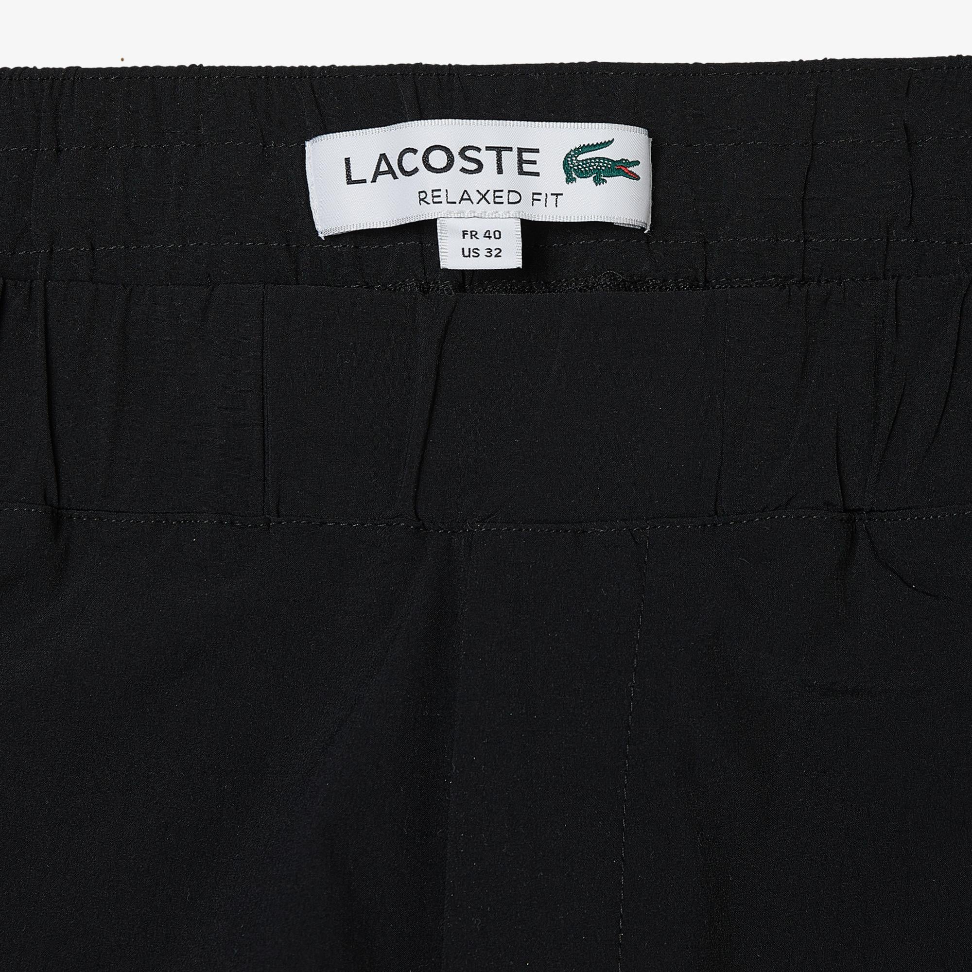 Lacoste Erkek Relaxed Fit Siyah Pantolon