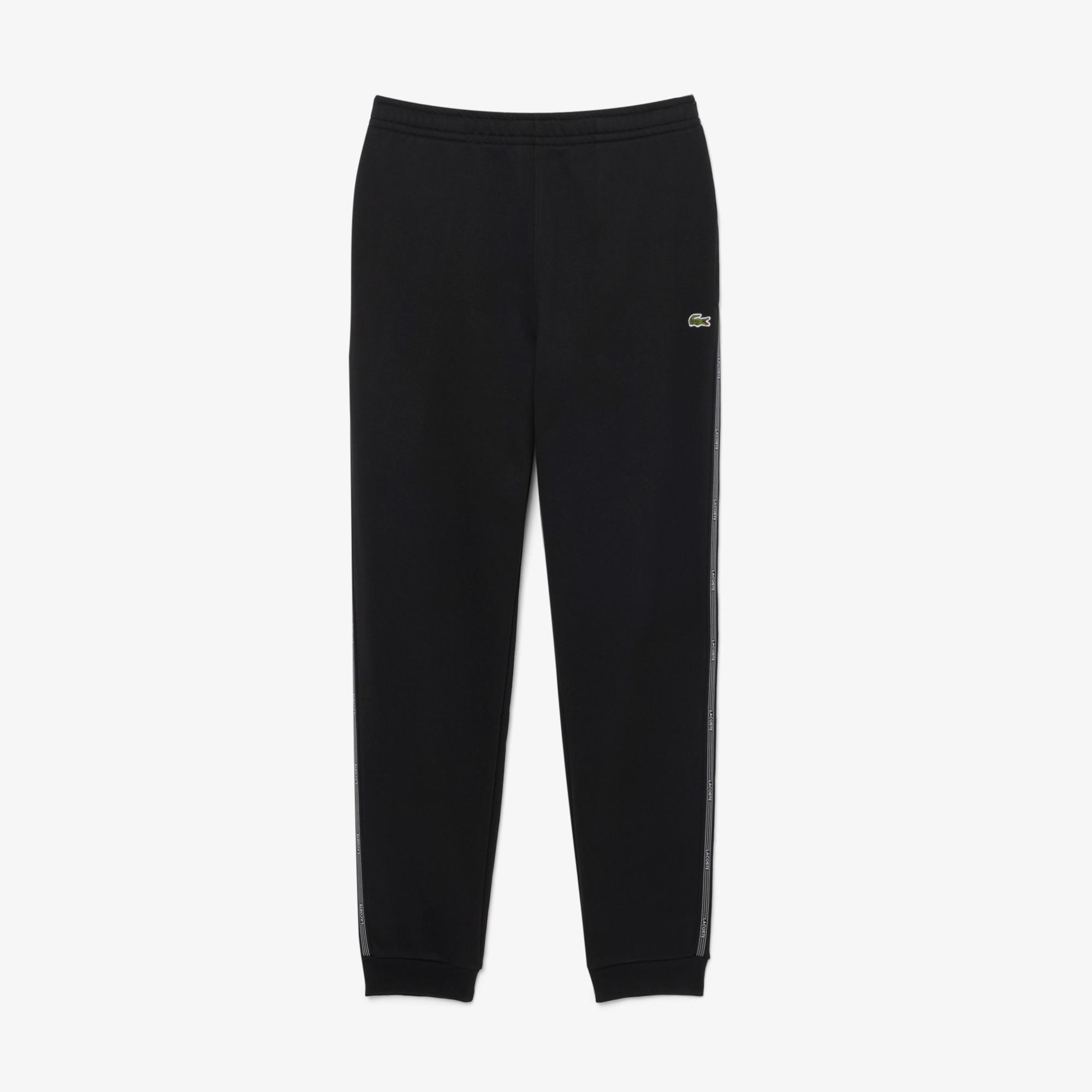 Lacoste Erkek Tapered Fit Siyah Eşofman Altı