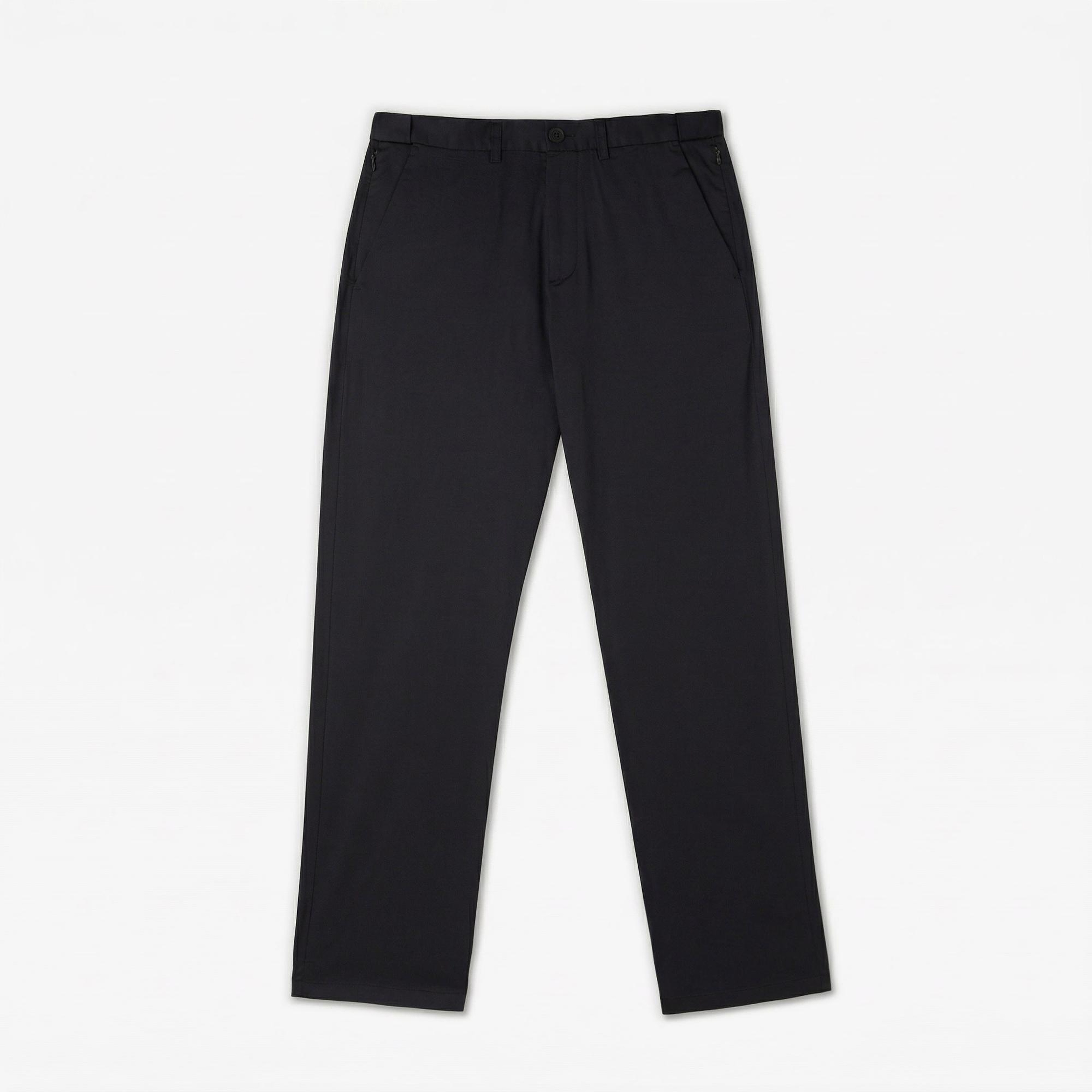 Lacoste Erkek Regular Fit Siyah Chino Pantolon
