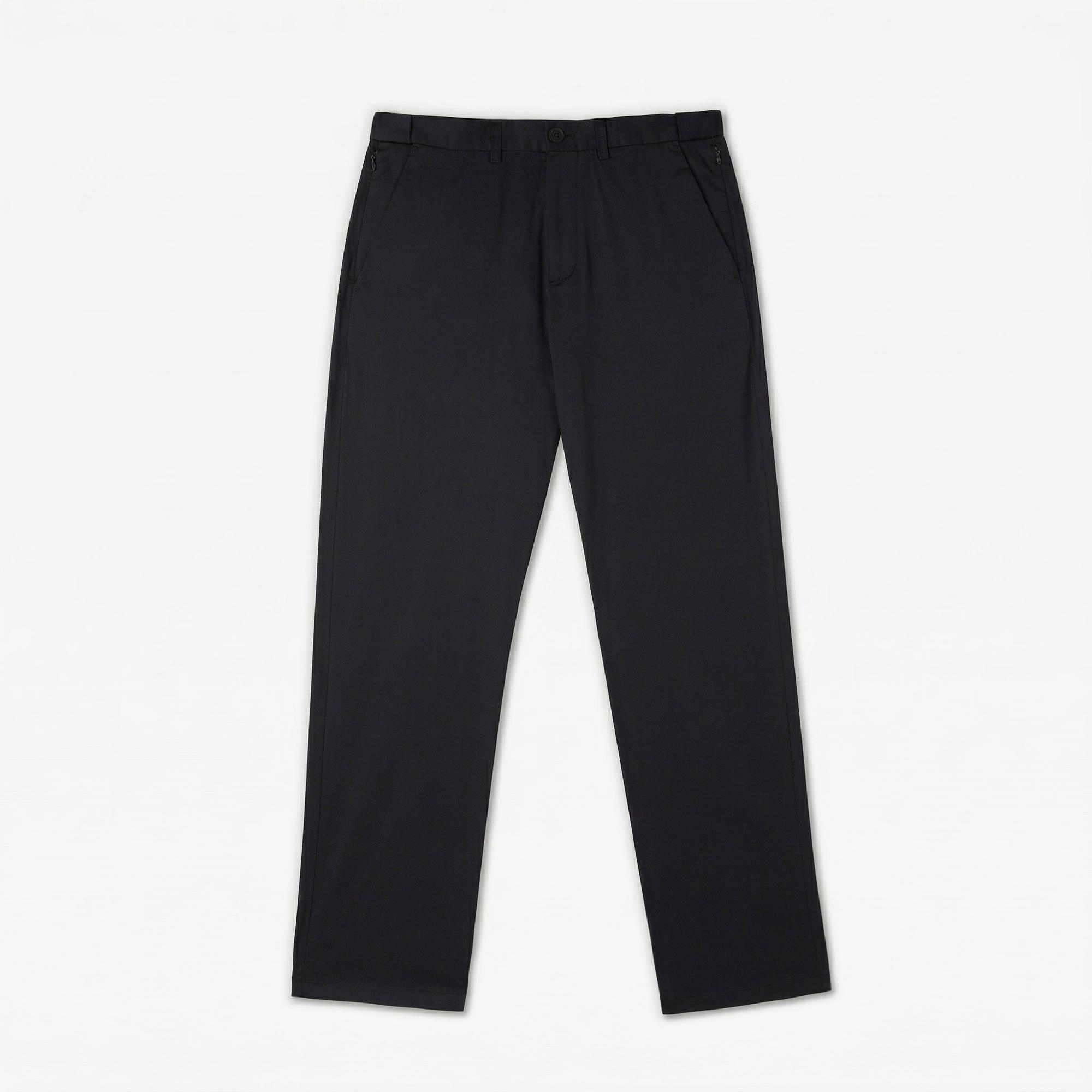 Lacoste Erkek Regular Fit Siyah Chino Pantolon