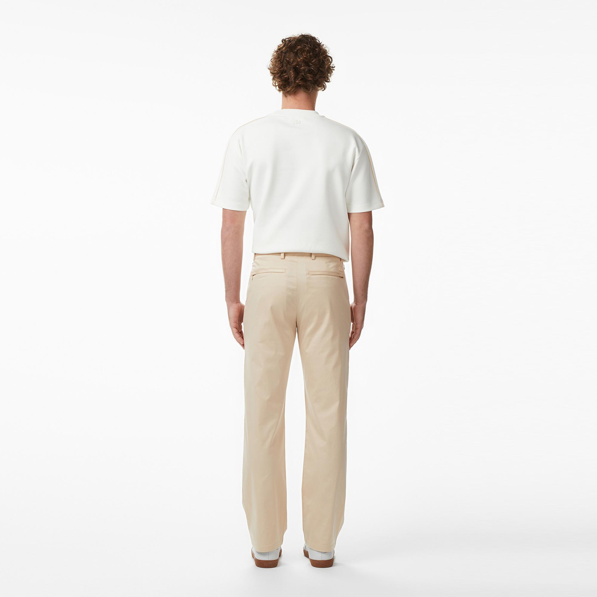 Lacoste Erkek Regular Fit Bej Chino Pantolon