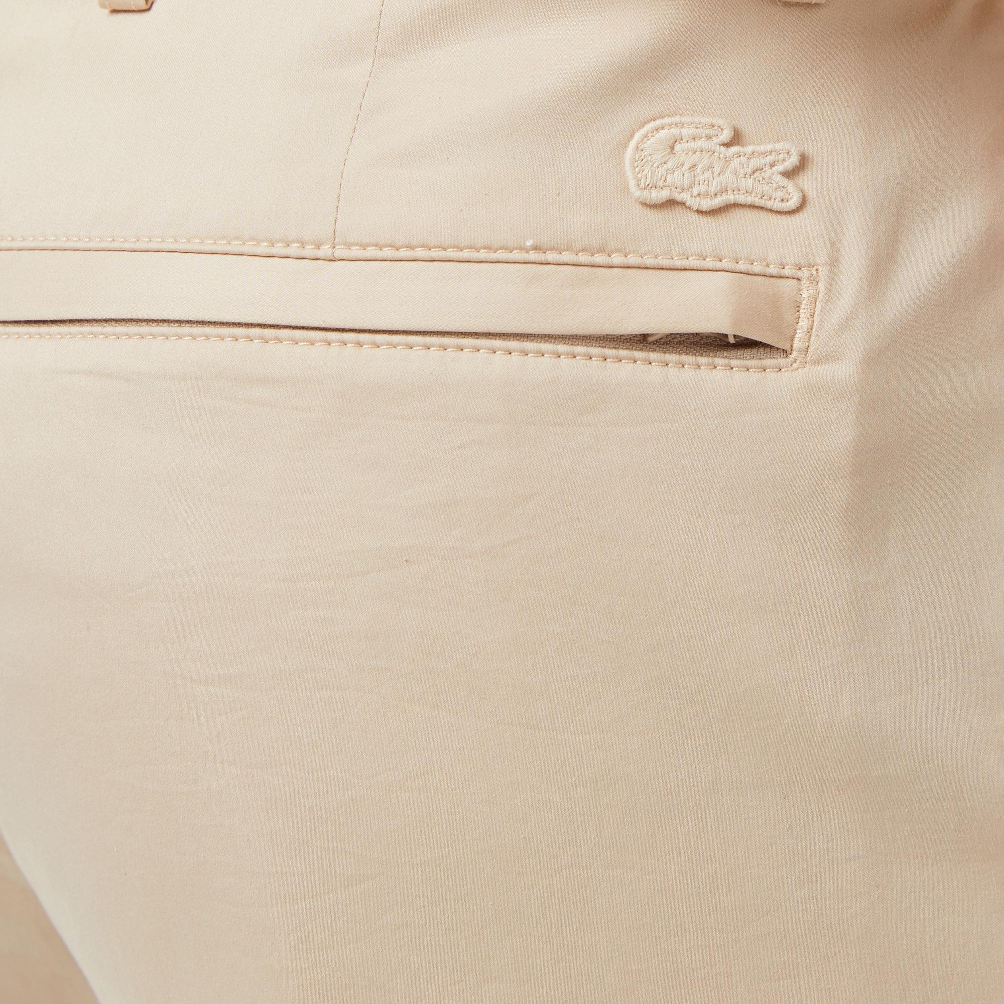 Lacoste Erkek Regular Fit Bej Chino Pantolon