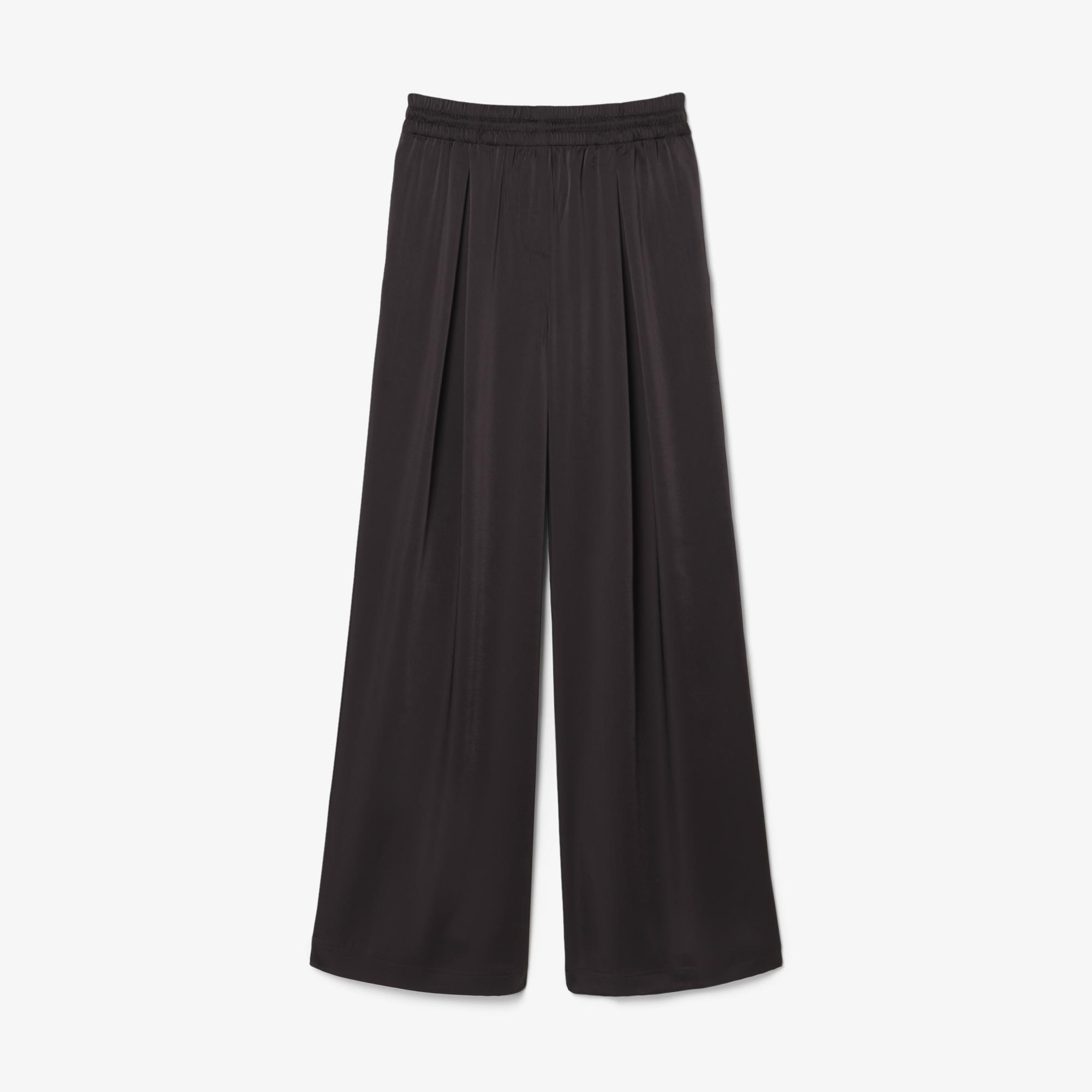Lacoste Kadın Oversize Fit Kahverengi Pantolon