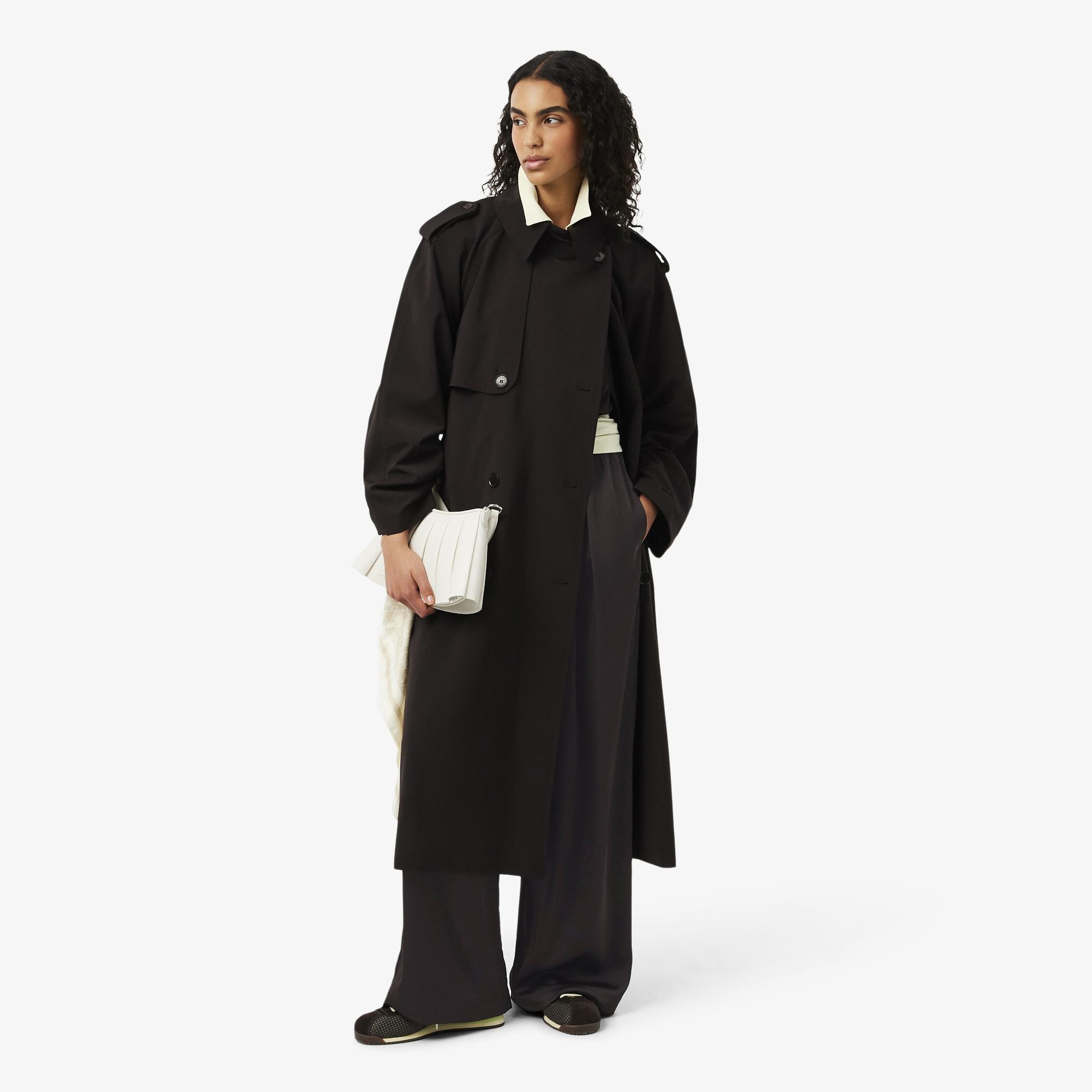 Lacoste Kadın Oversize Fit Kahverengi Pantolon