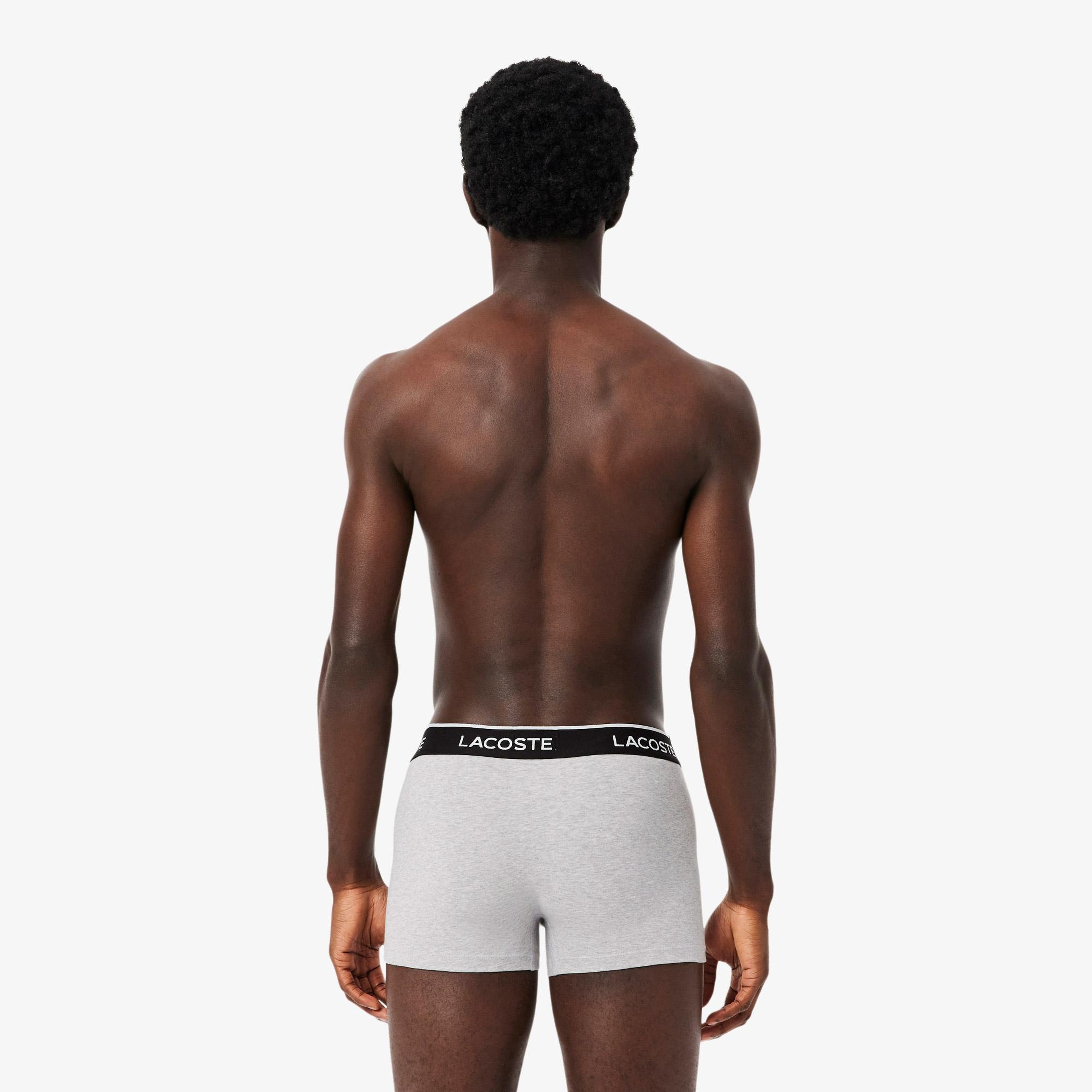 Lacoste Erkek Gri Boxer