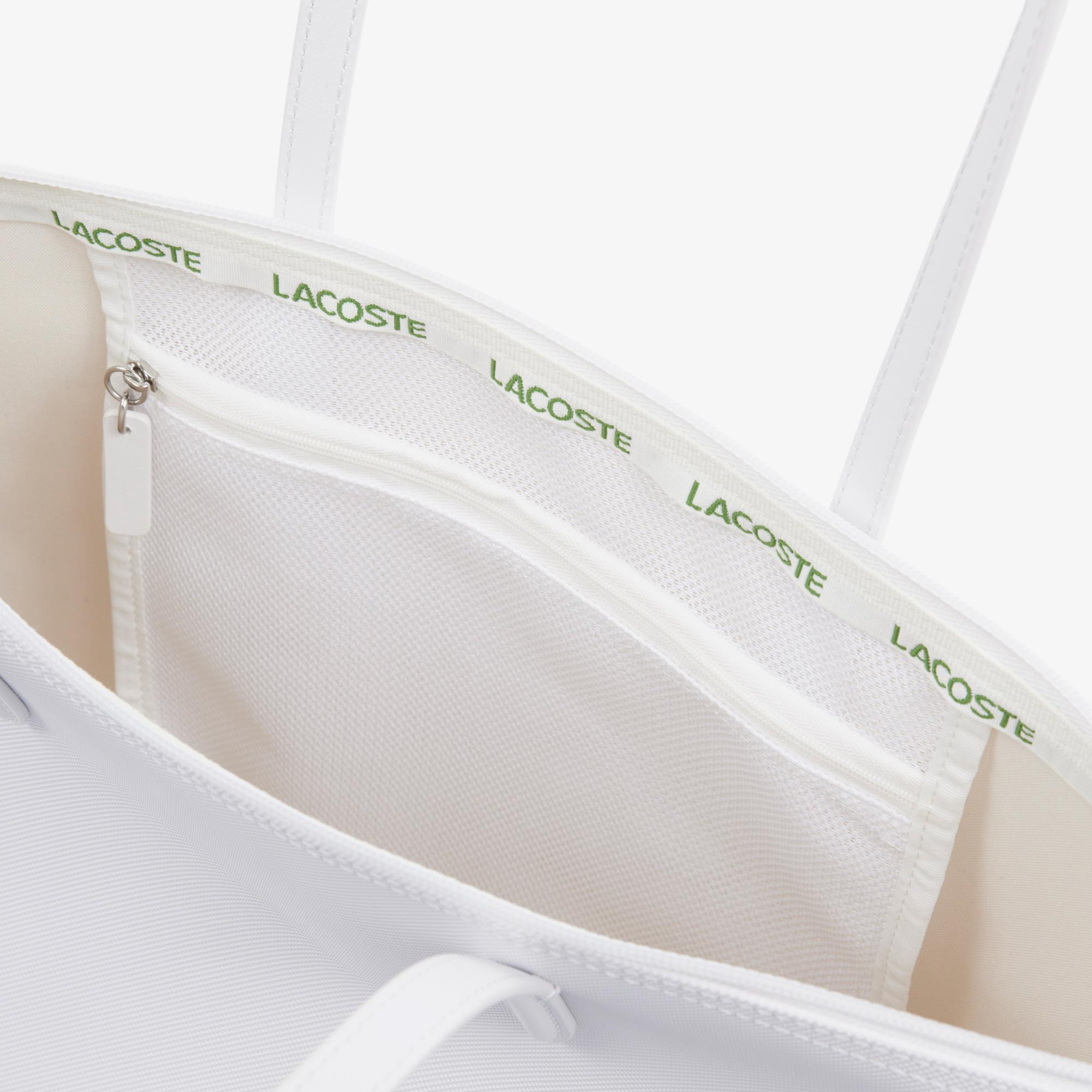 Lacoste Large L.12.12 Kadın Beyaz Omuz Çantası