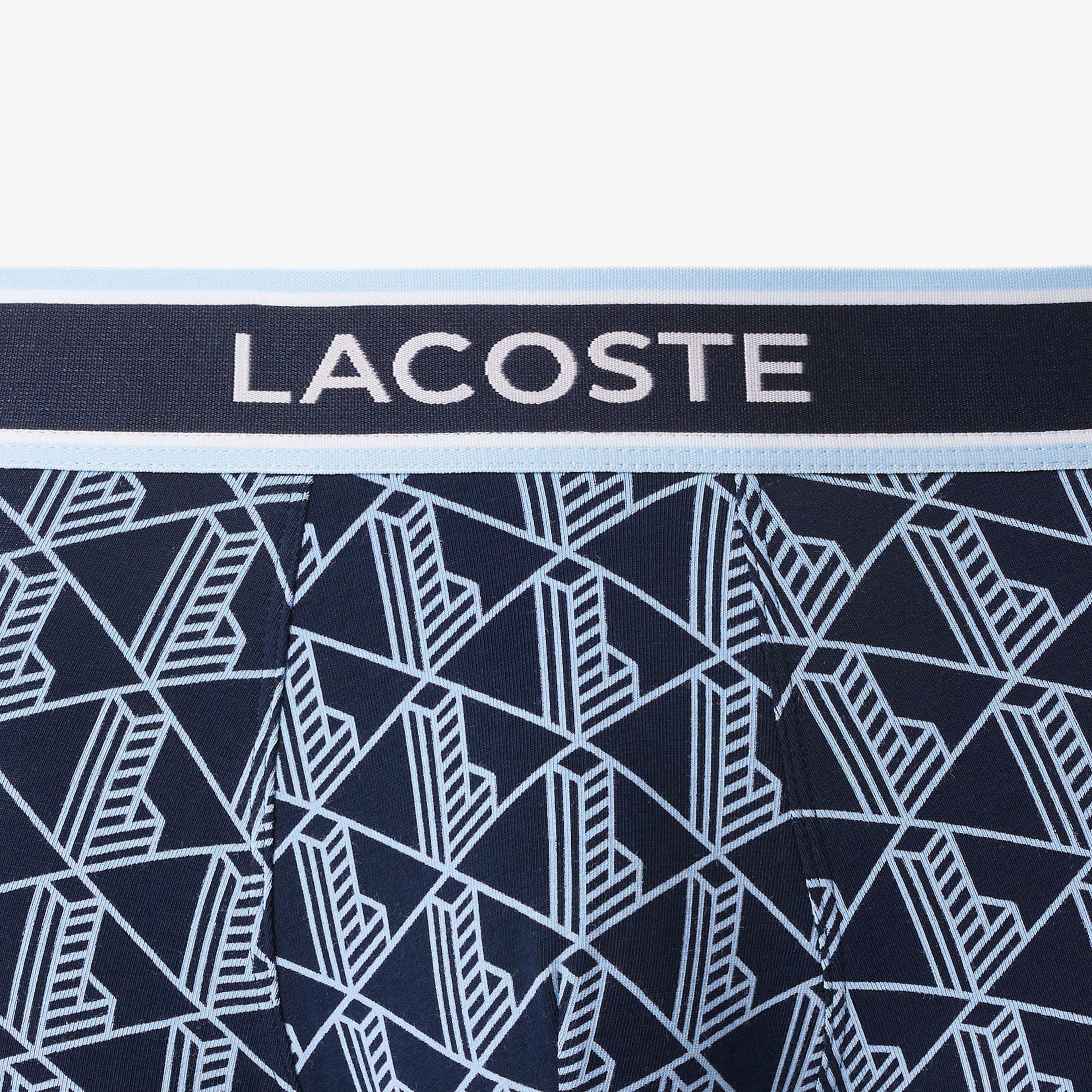 Lacoste Erkek Monogram Lacivert Boxer