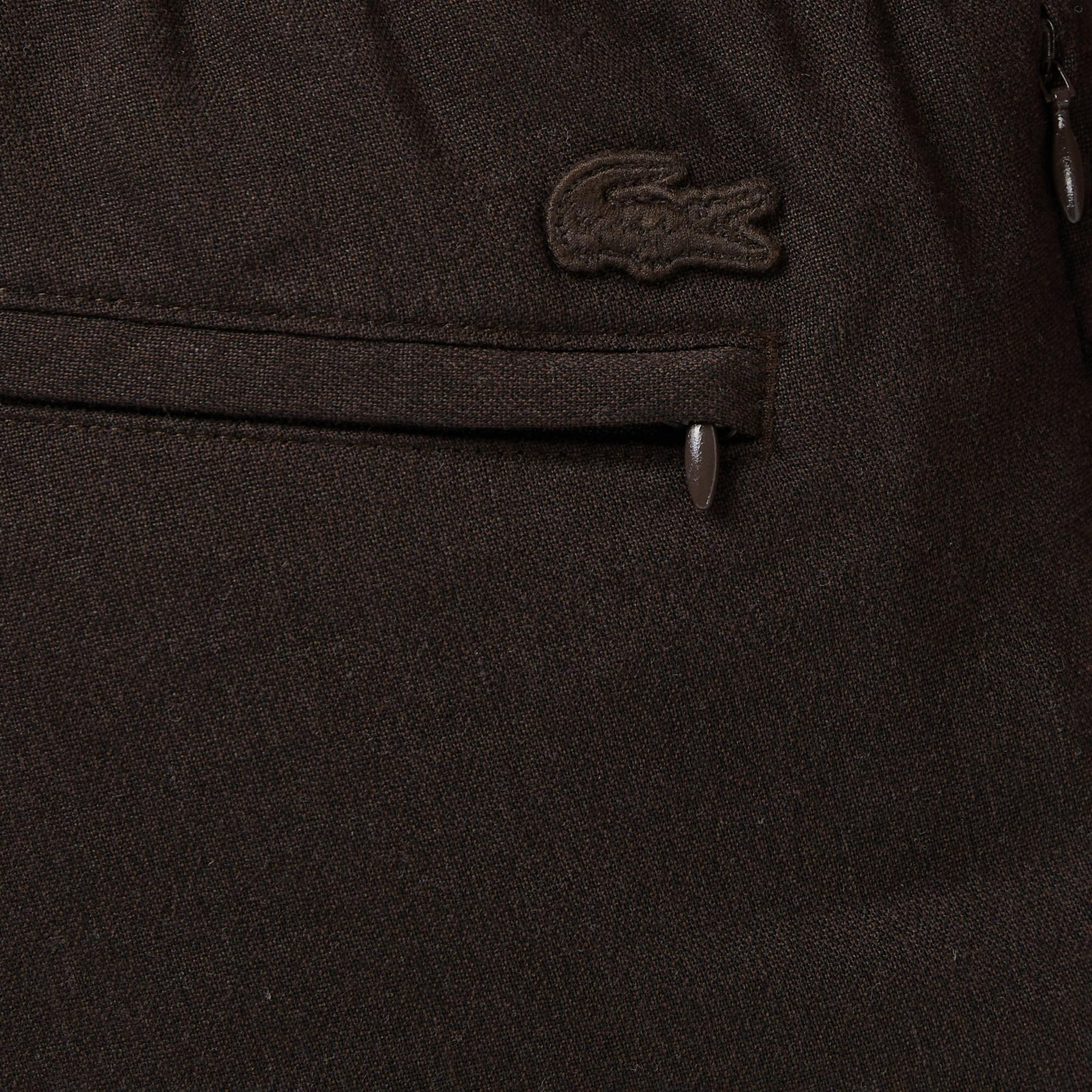 Lacoste Erkek Tapered Fit Kahverengi Pantolon