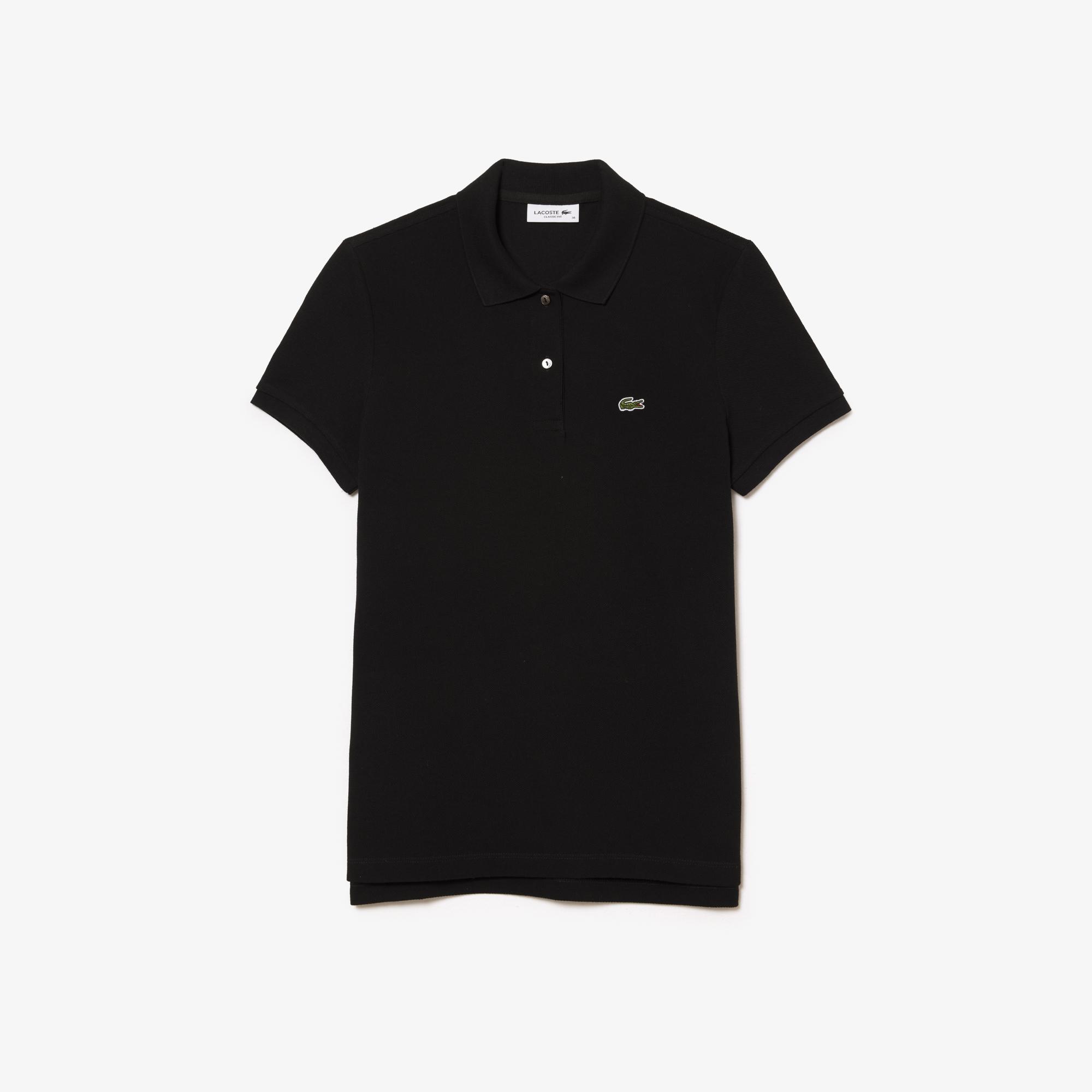Lacoste Kadın Regular Fit Siyah Polo