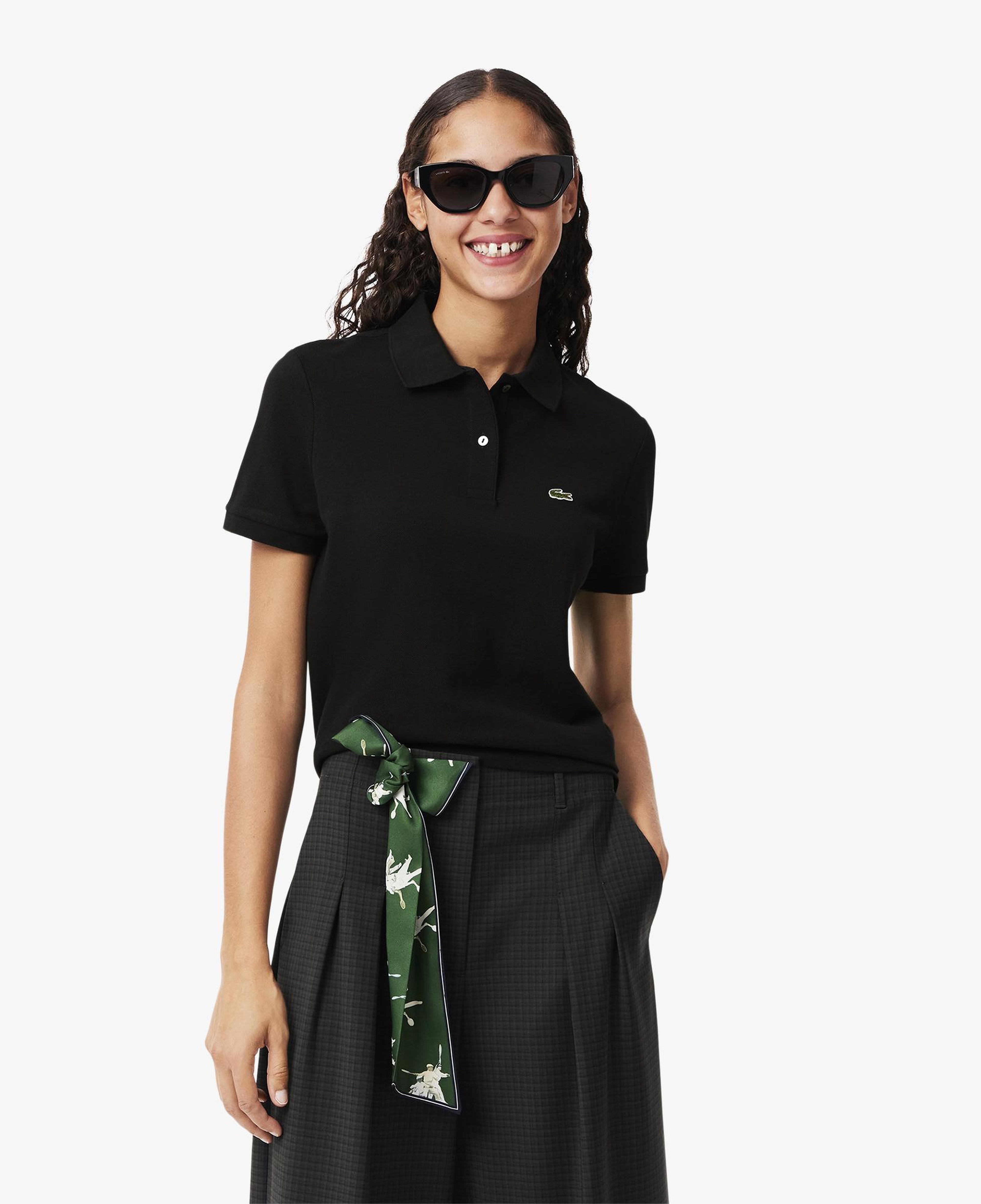 Lacoste Kadın Regular Fit Siyah Polo