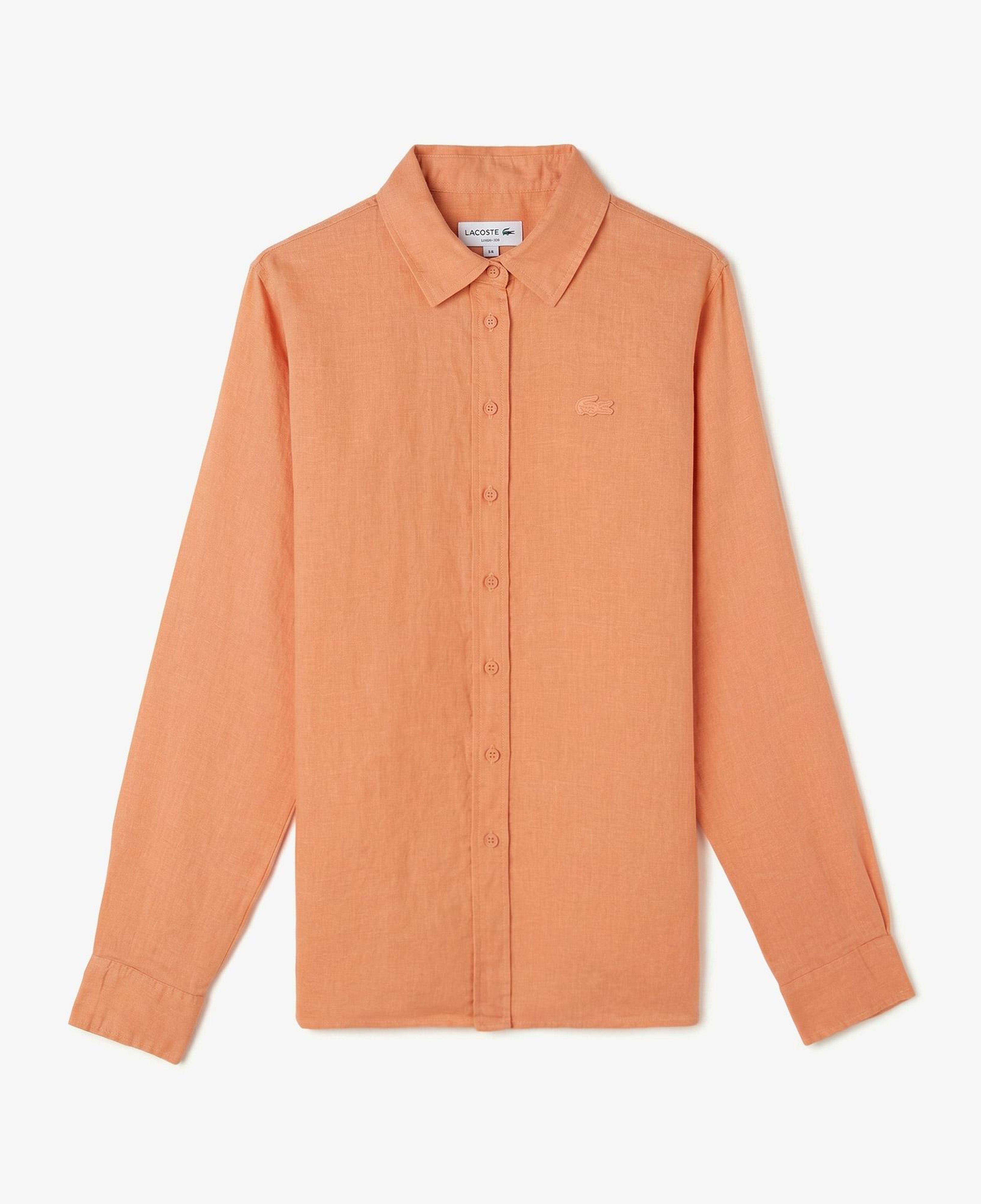 Lacoste Kadın Relaxed Fit Turuncu Gömlek