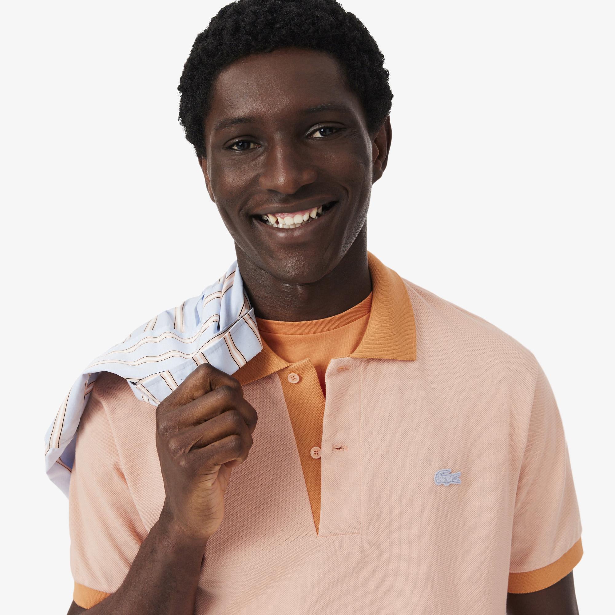 Lacoste Erkek Classic Fit Turuncu Polo