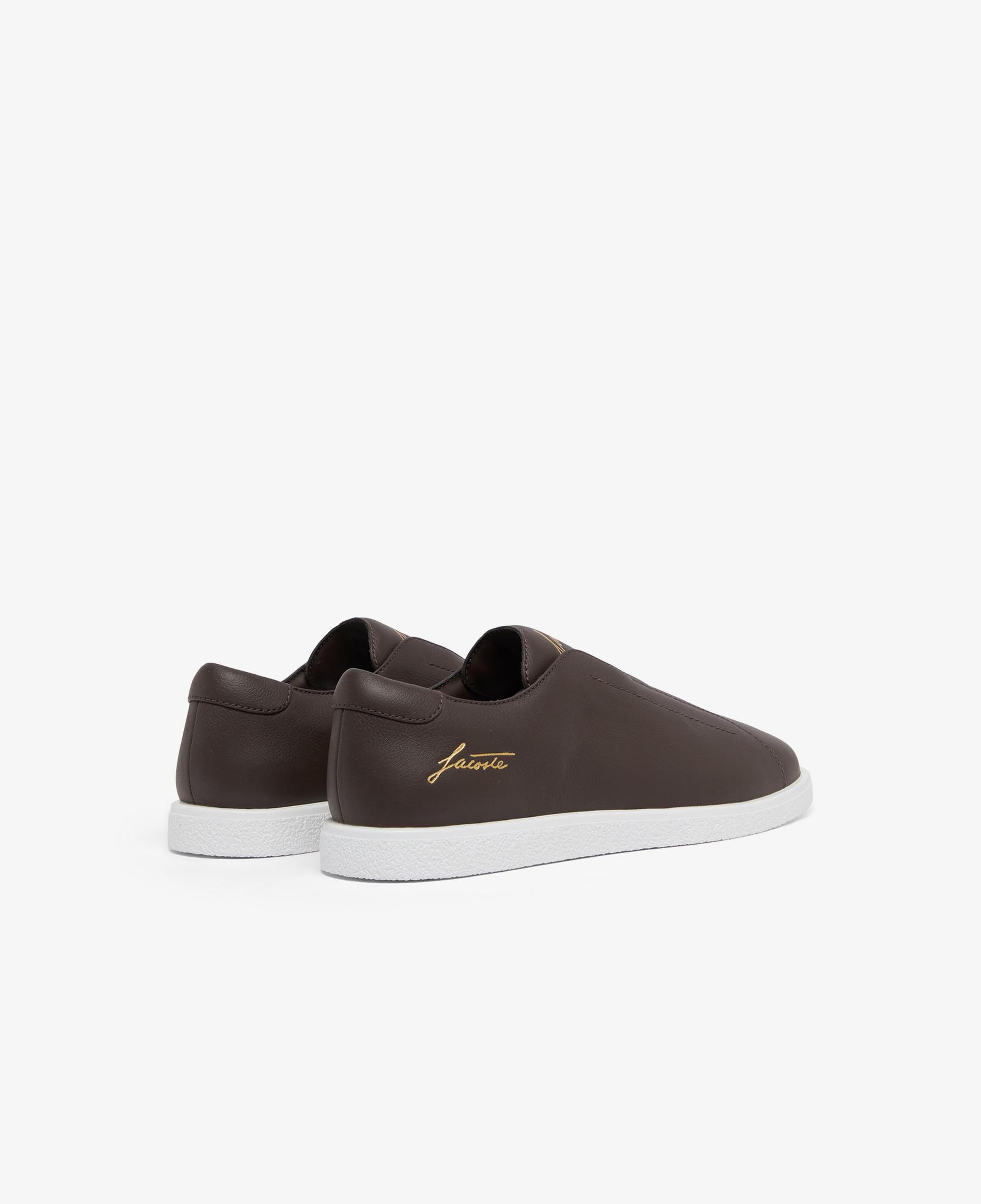 Lacoste Linecourt Slip-On Erkek Kahverengi Sneaker
