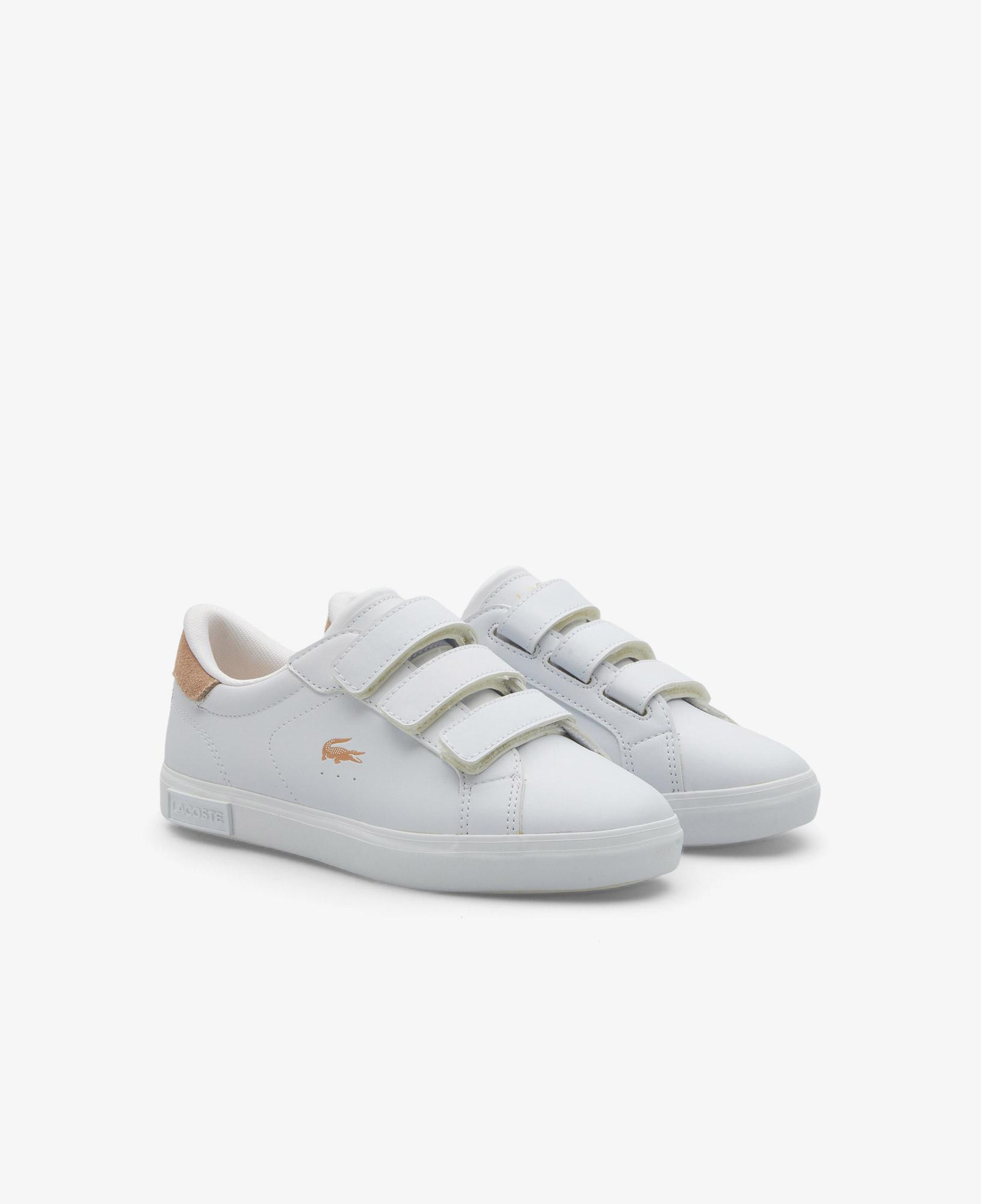 Lacoste Powercourt Çocuk Beyaz Sneaker