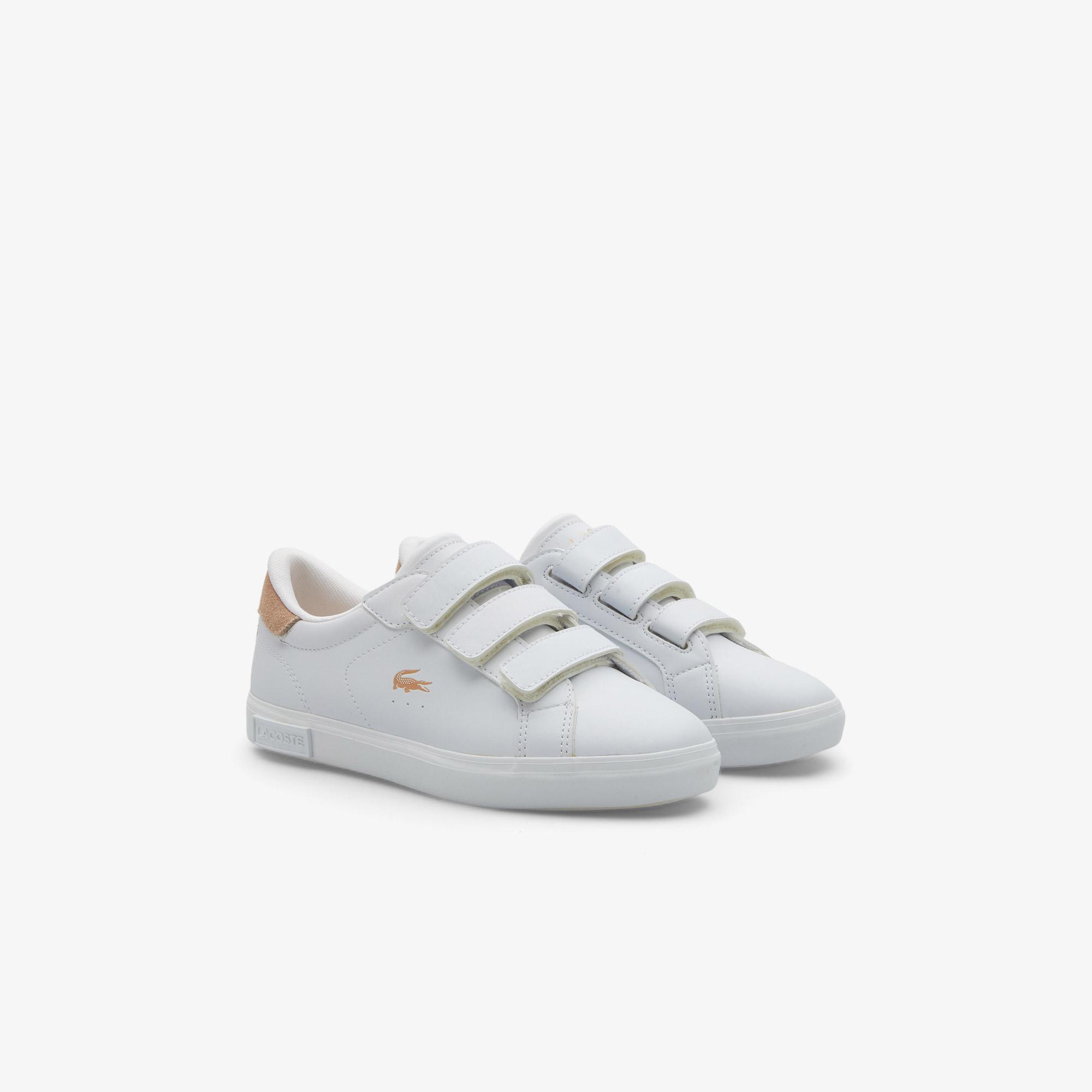 Lacoste Powercourt Çocuk Beyaz Sneaker