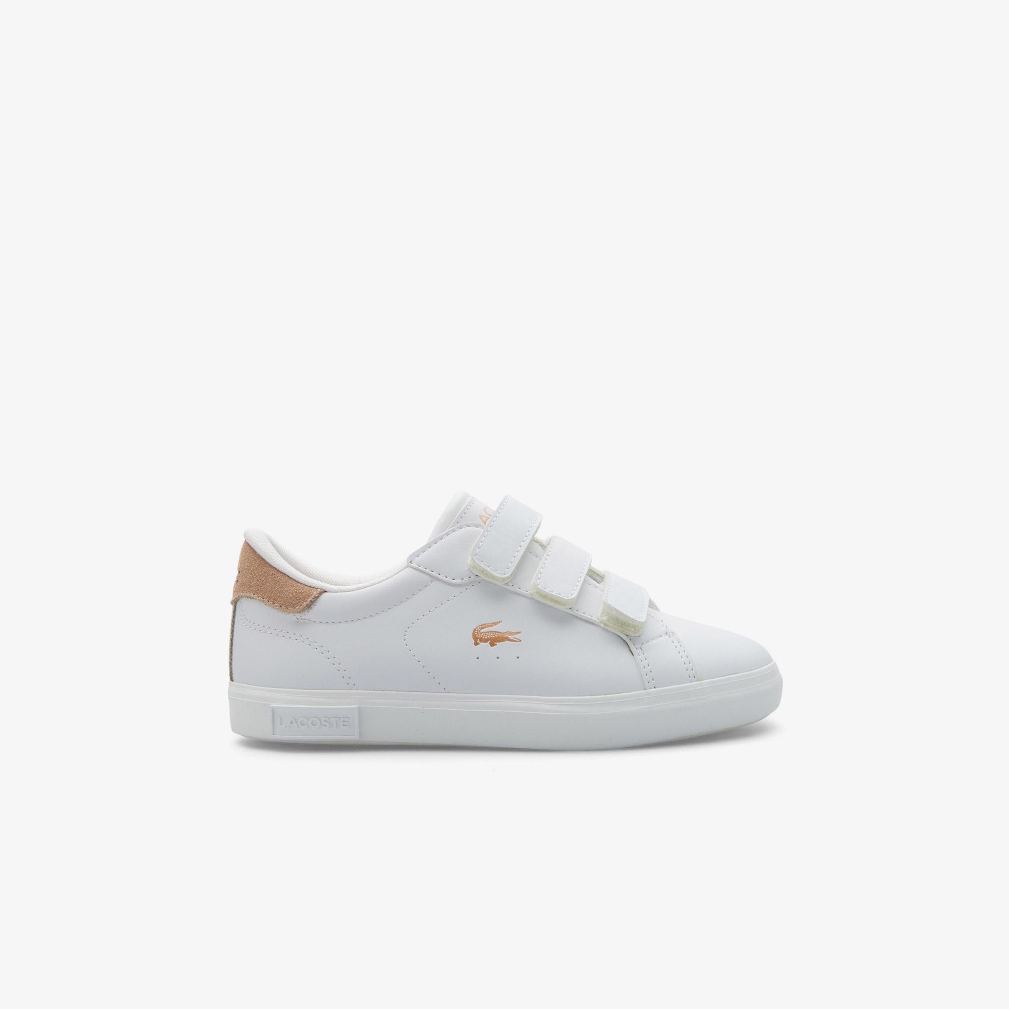 Lacoste Powercourt Çocuk Beyaz Sneaker