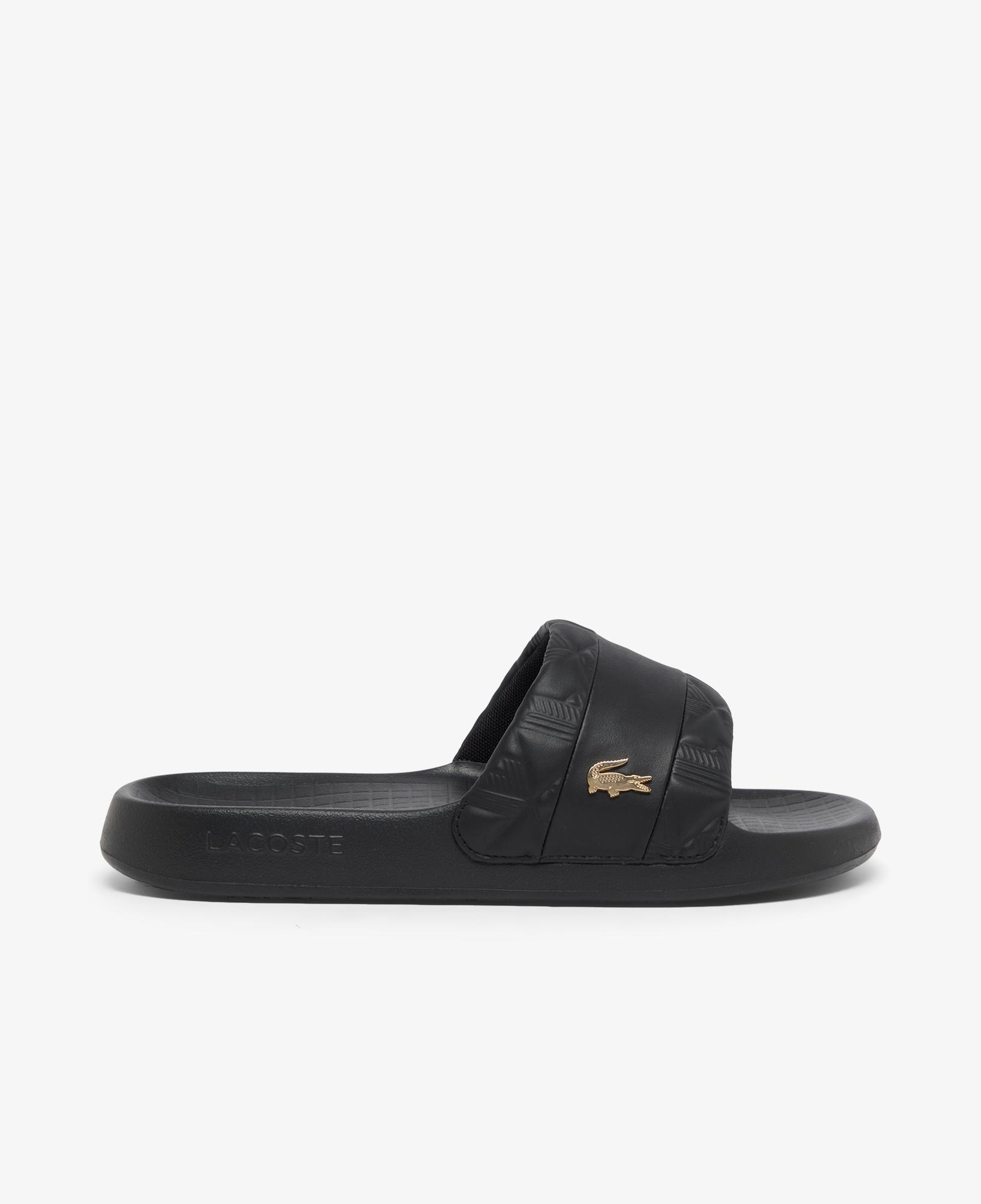 Lacoste Serve Slides Hybrid Erkek Siyah Terlik