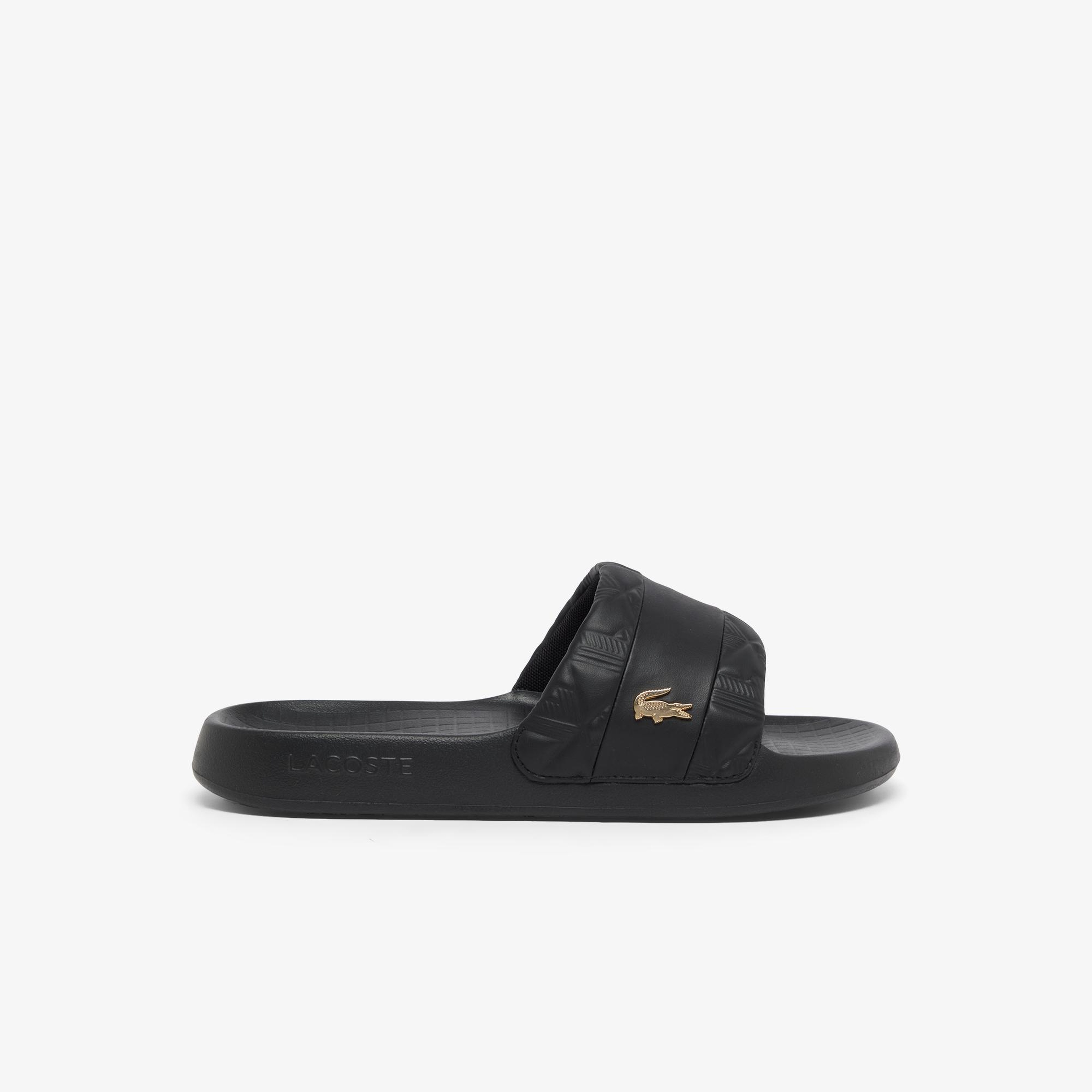 Lacoste Serve Slides Hybrid Erkek Siyah Terlik