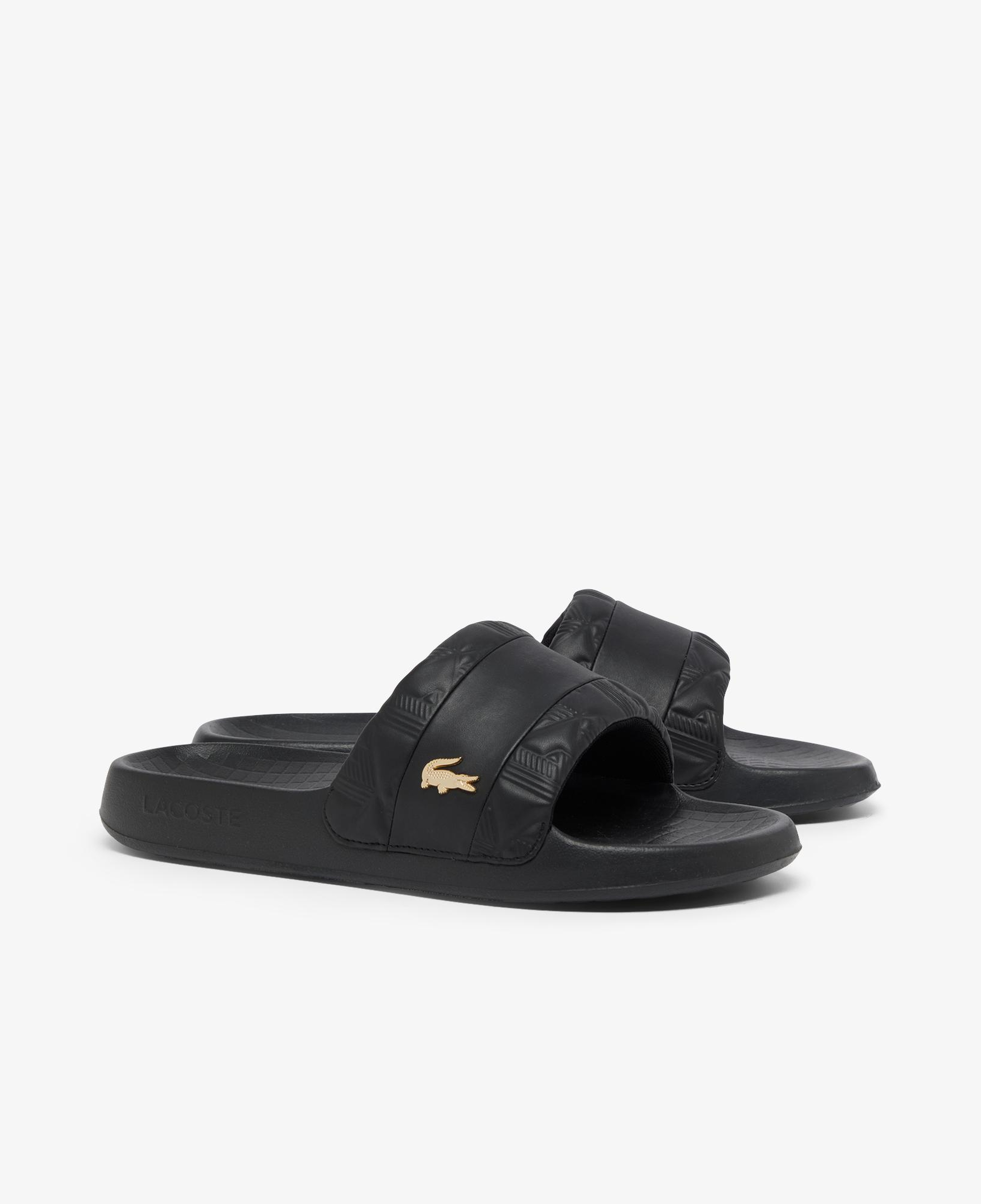Lacoste Serve Slides Hybrid Erkek Siyah Terlik