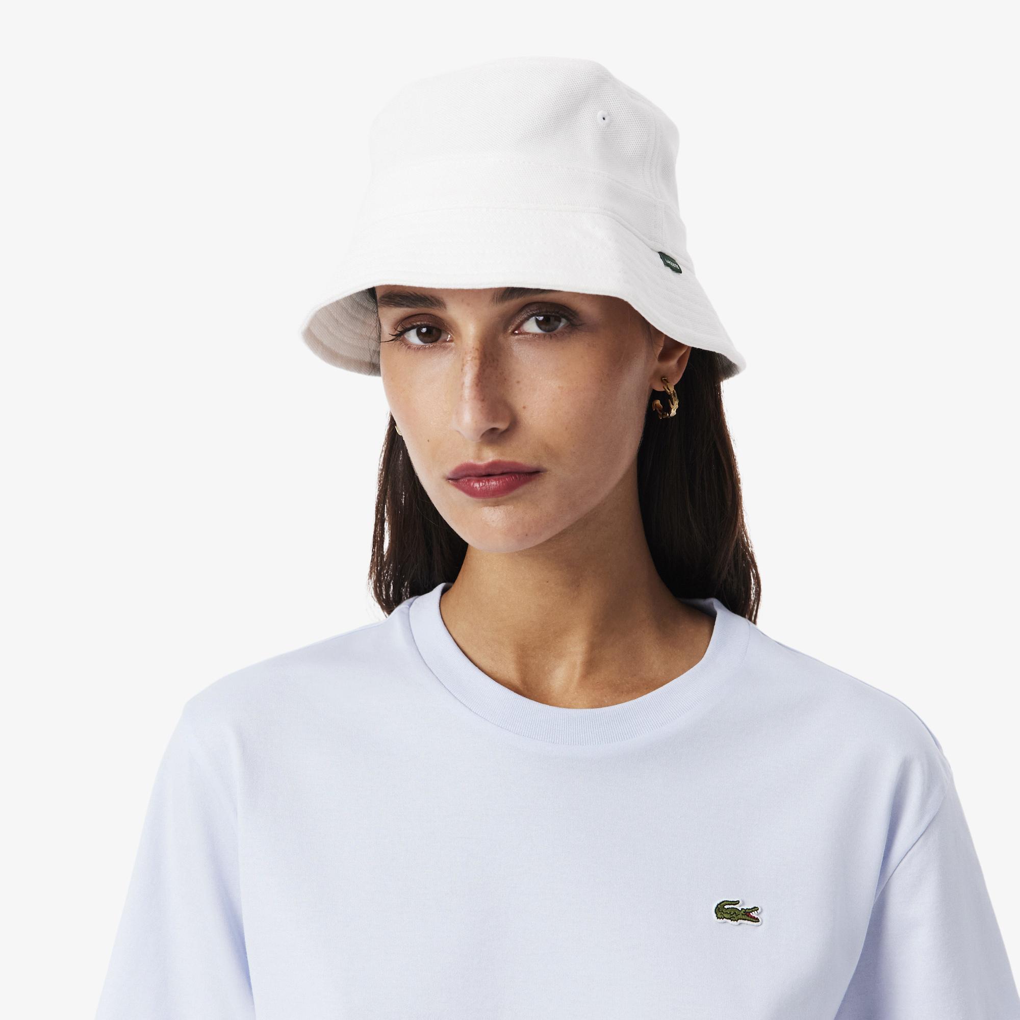 Lacoste Kadın Relaxed Fit Bisiklet Yaka Mavi T-Shirt