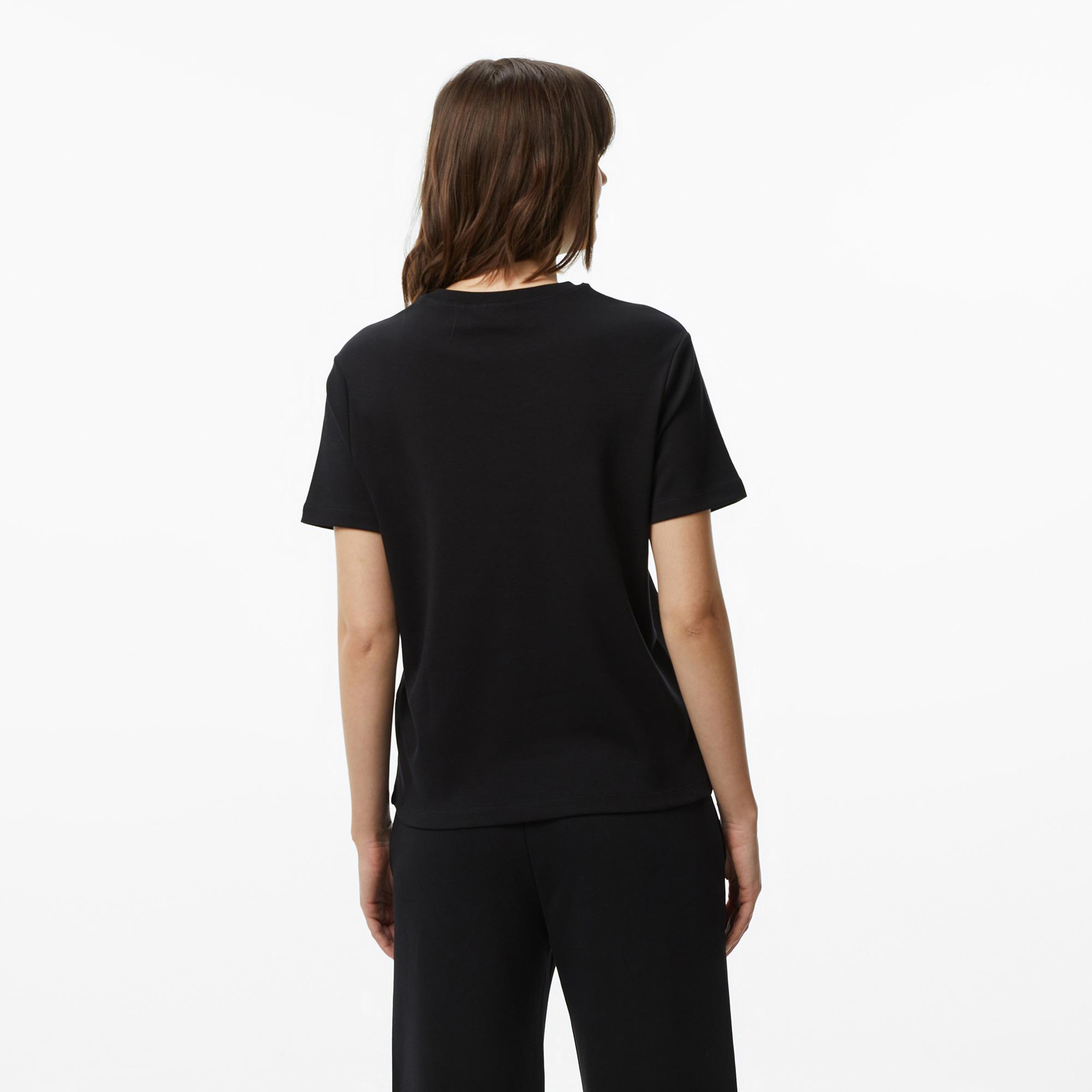 Converse Kadın Siyah T-Shirt