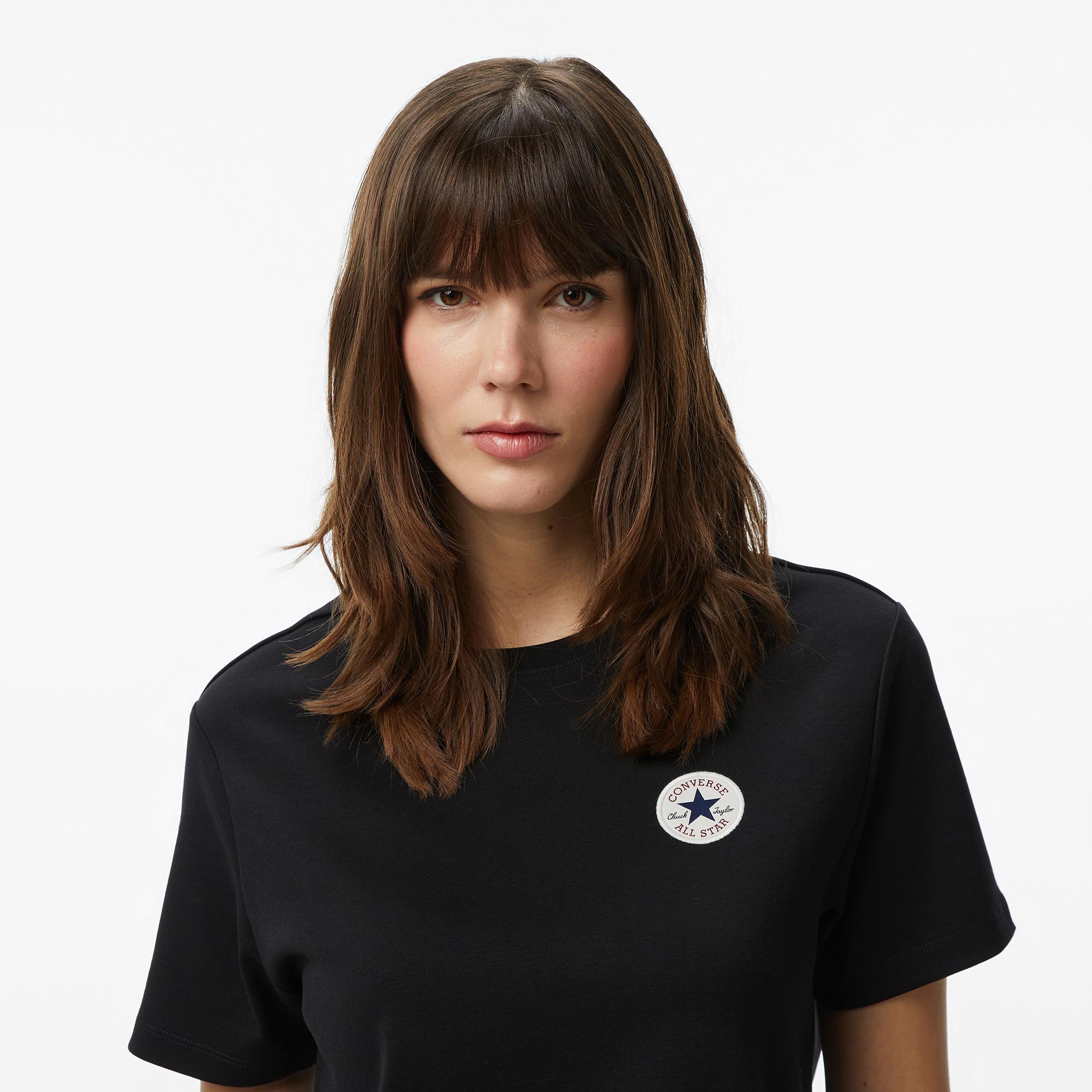 Converse Kadın Siyah T-Shirt