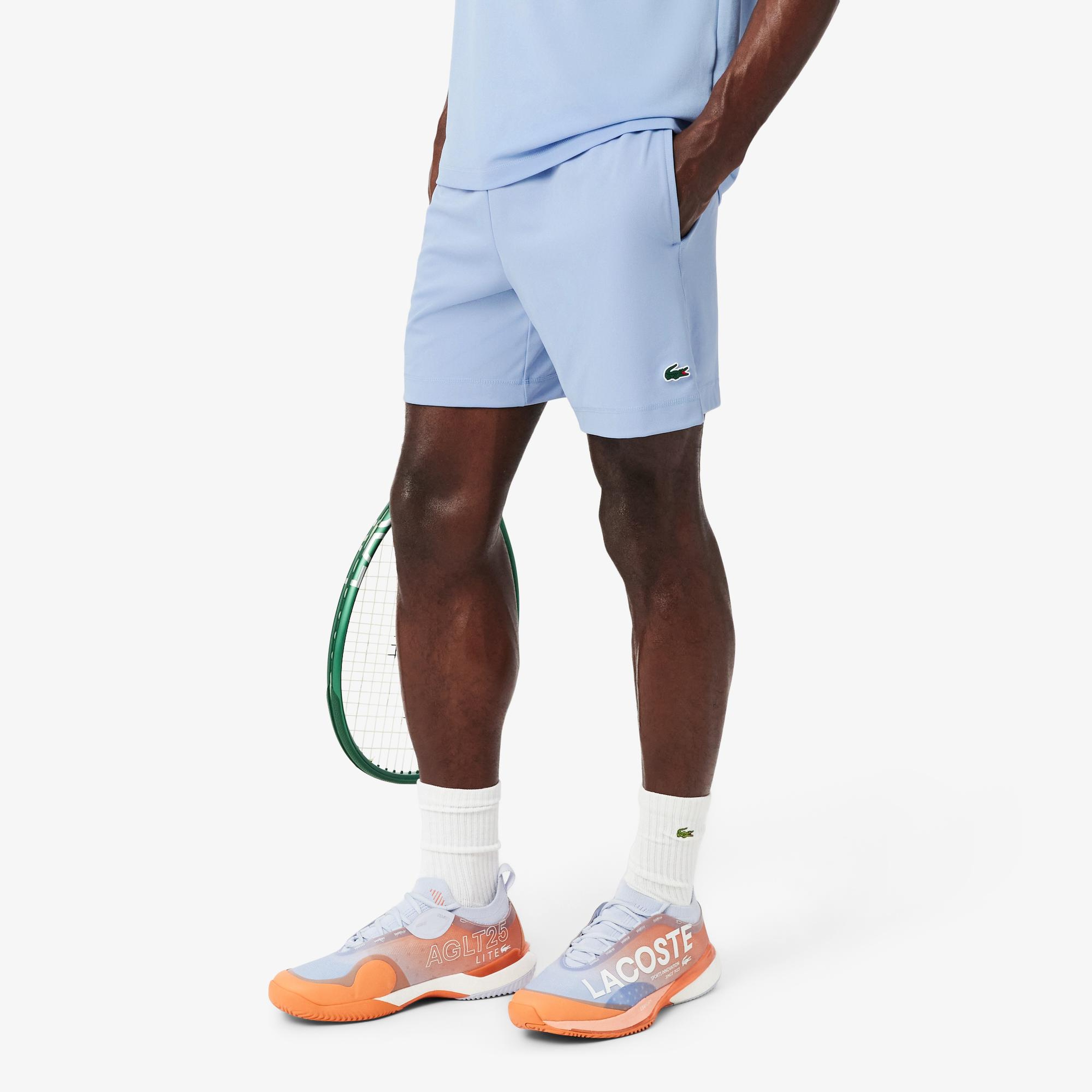 Lacoste Erkek Regular Fit Ultra Dry Mavi Şort